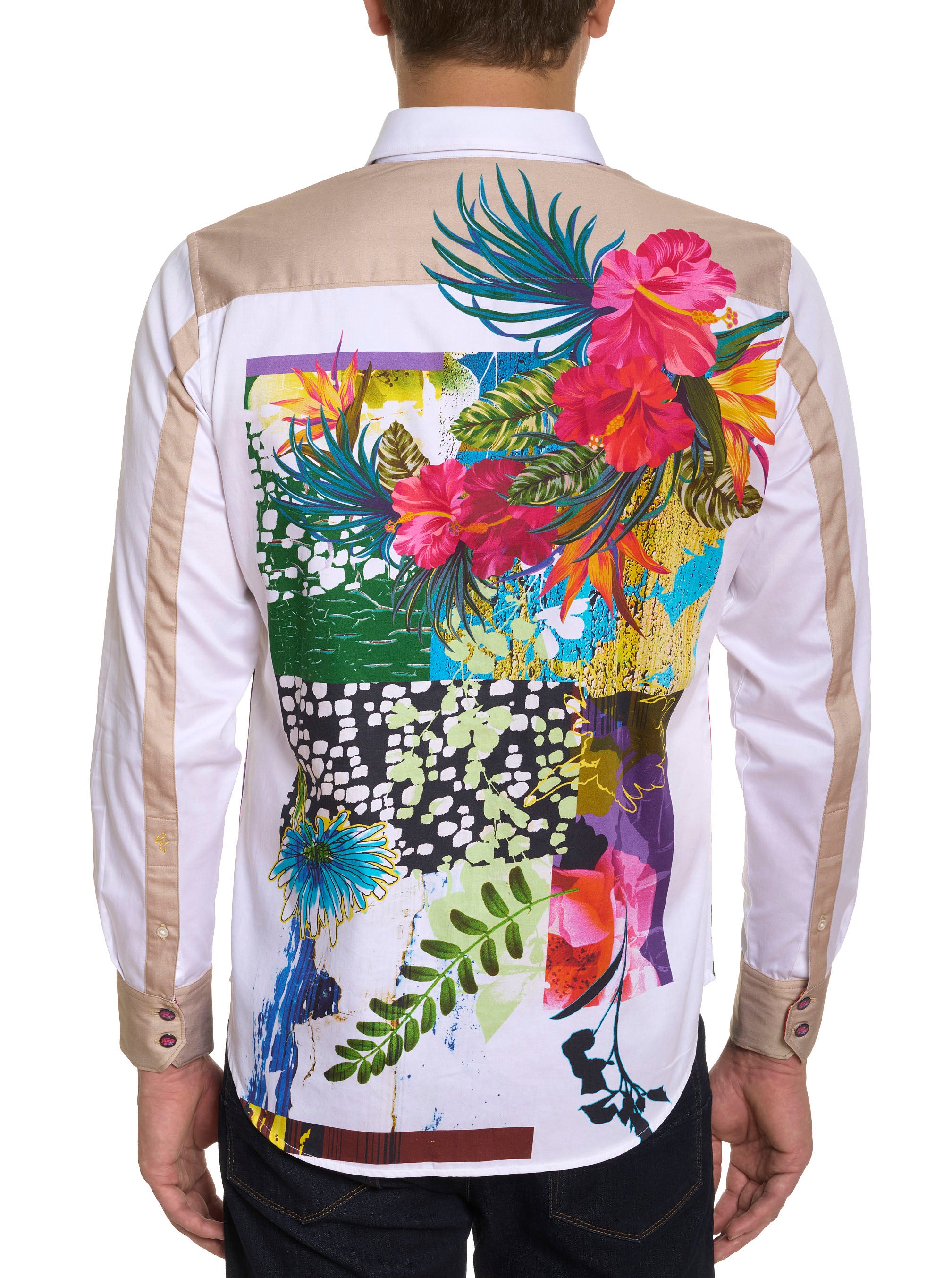 LIMITED EDITION FELIX BLOSSOM LONG SLEEVE BUTTON DOWN SHIRT BIG