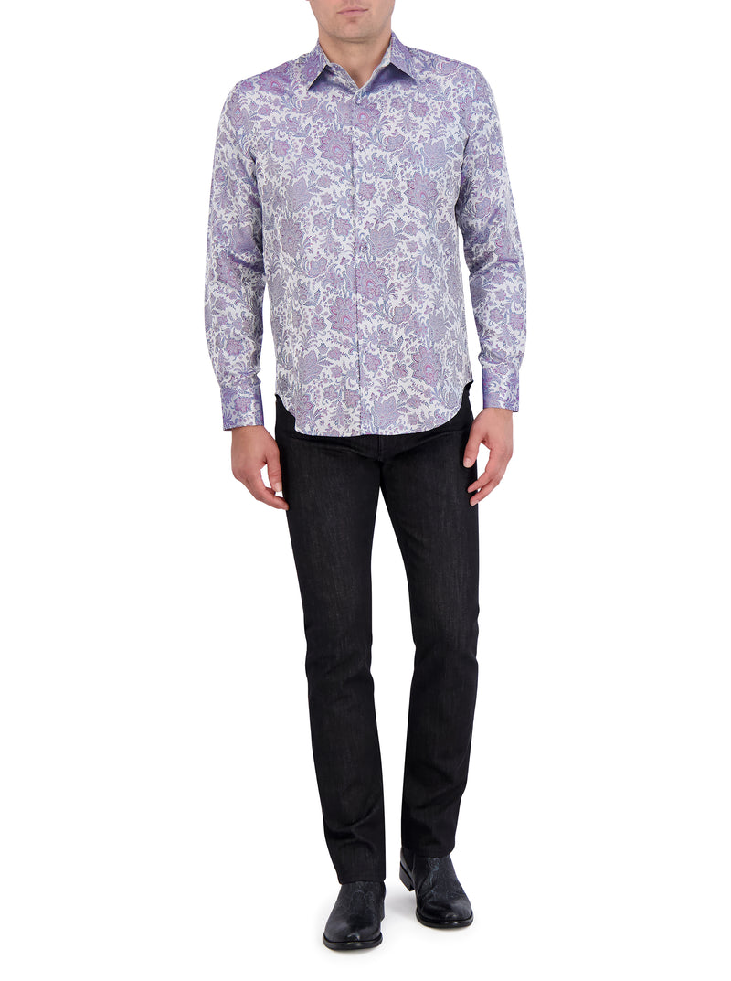 LIMITED EDITION PORTIERE LONG SLEEVE BUTTON DOWN SHIRT TALL