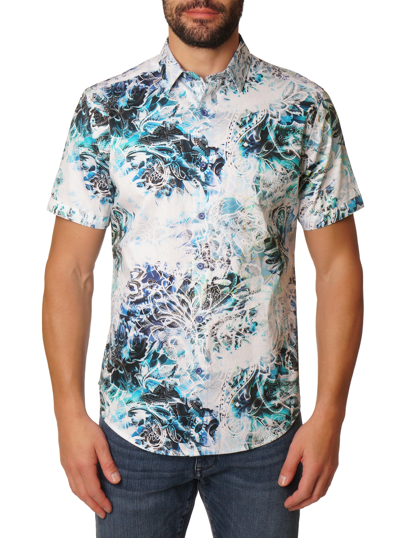 PRUETT SHORT SLEEVE BUTTON DOWN SHIRT