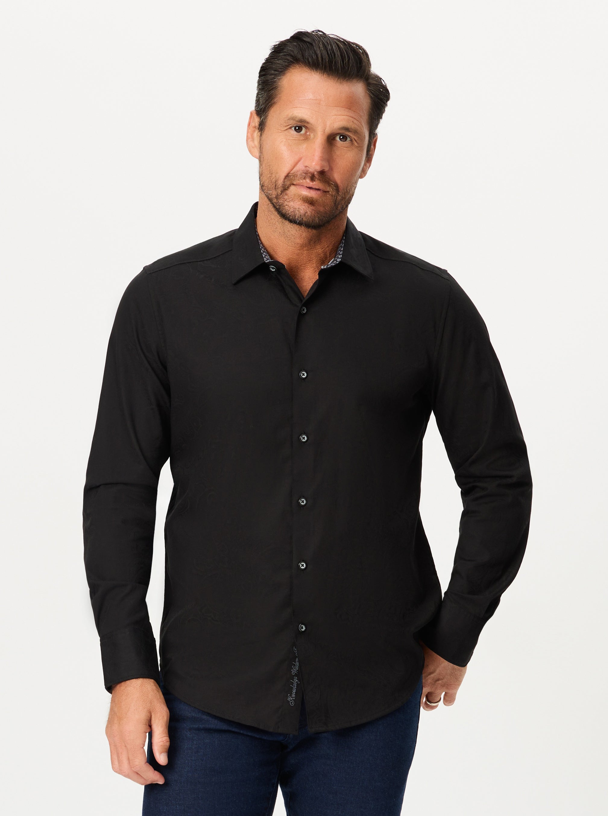 HUDSON LONG SLEEVE BUTTON DOWN SHIRT