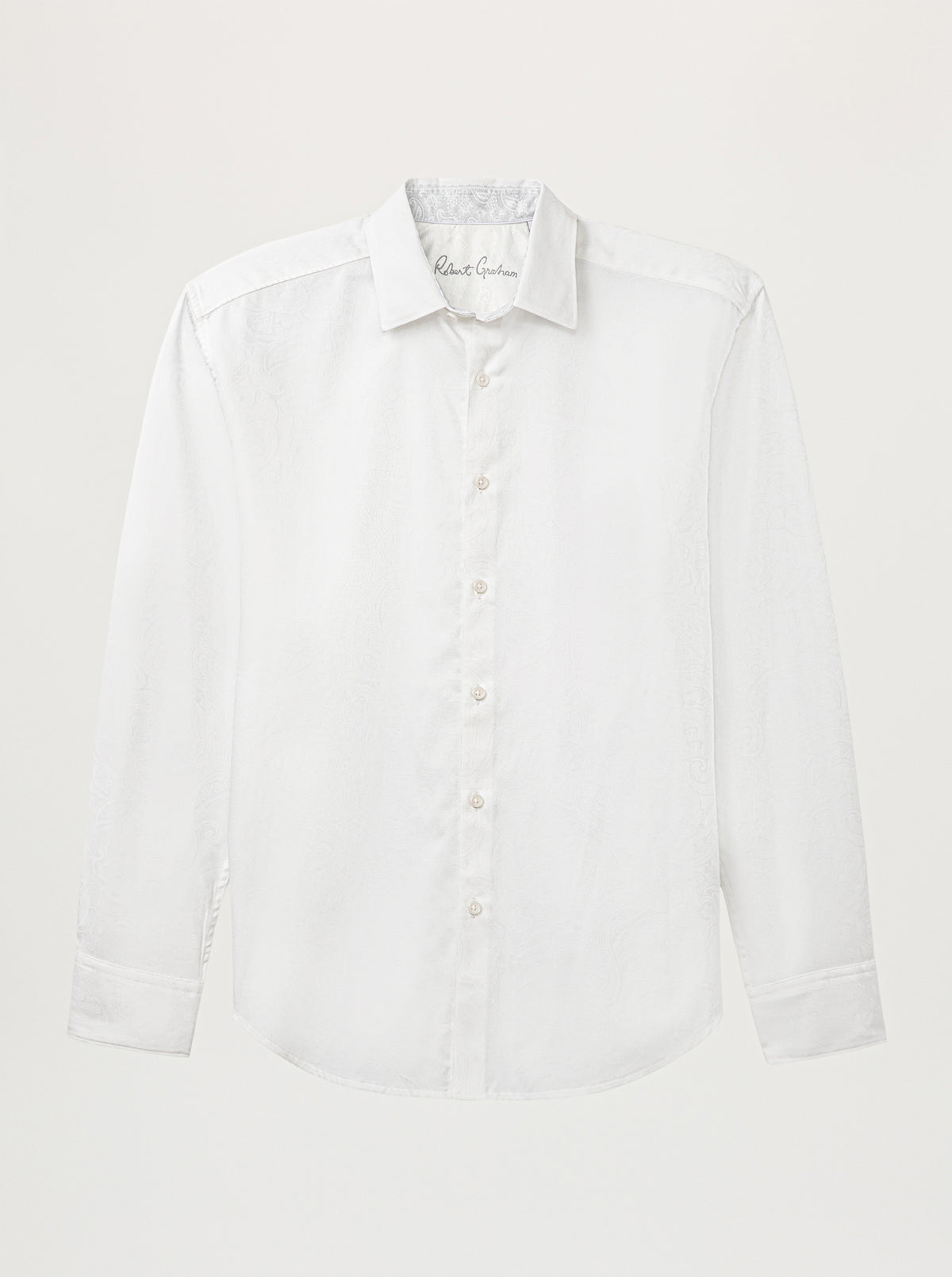 designer white dress shirts Robert Graham Hudson Long Sleeve Button Down Shirt Dress code: coastal cocktail Premium Fabric Color:DUSTBLUE pmaxsp126