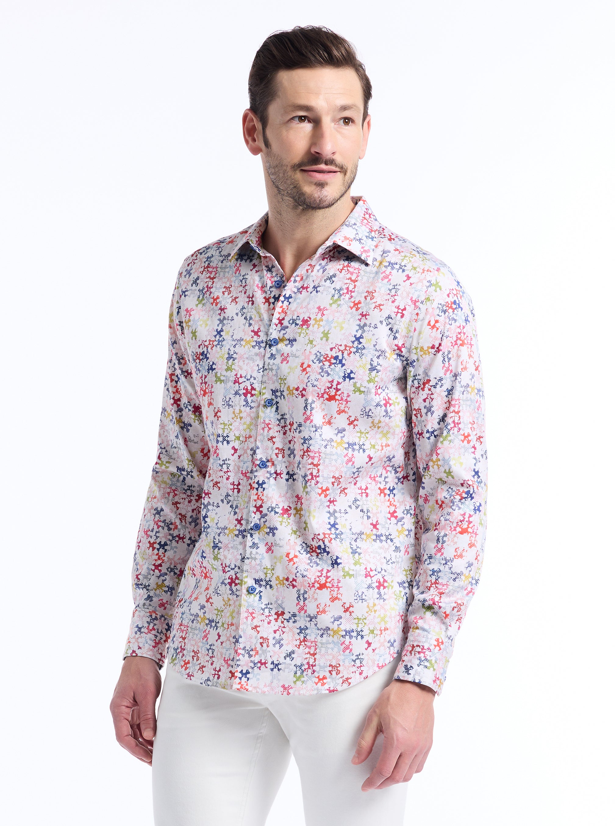HOXTON LONG SLEEVE BUTTON DOWN SHIRT