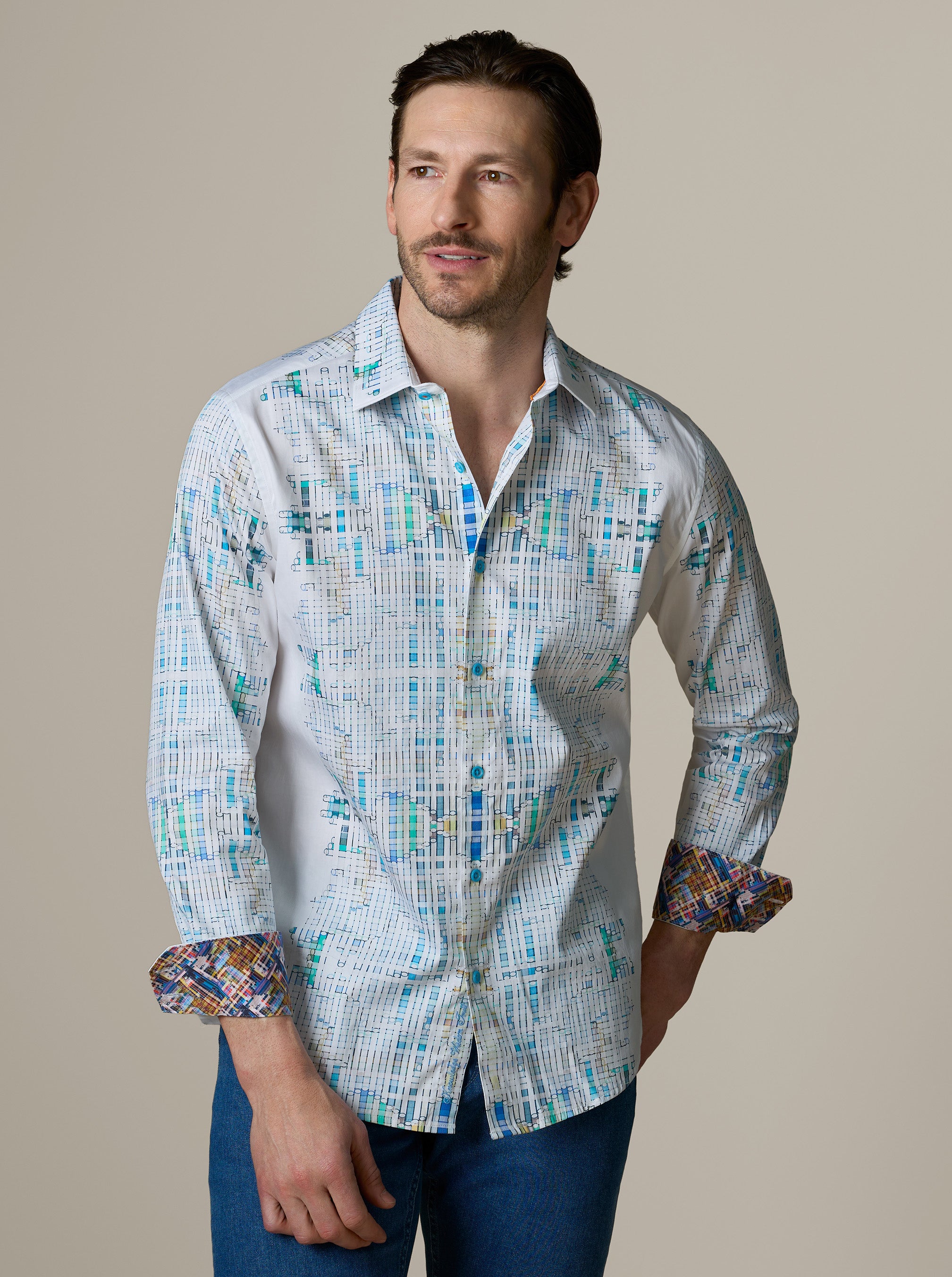 WESTHORPE LONG SLEEVE BUTTON DOWN SHIRT