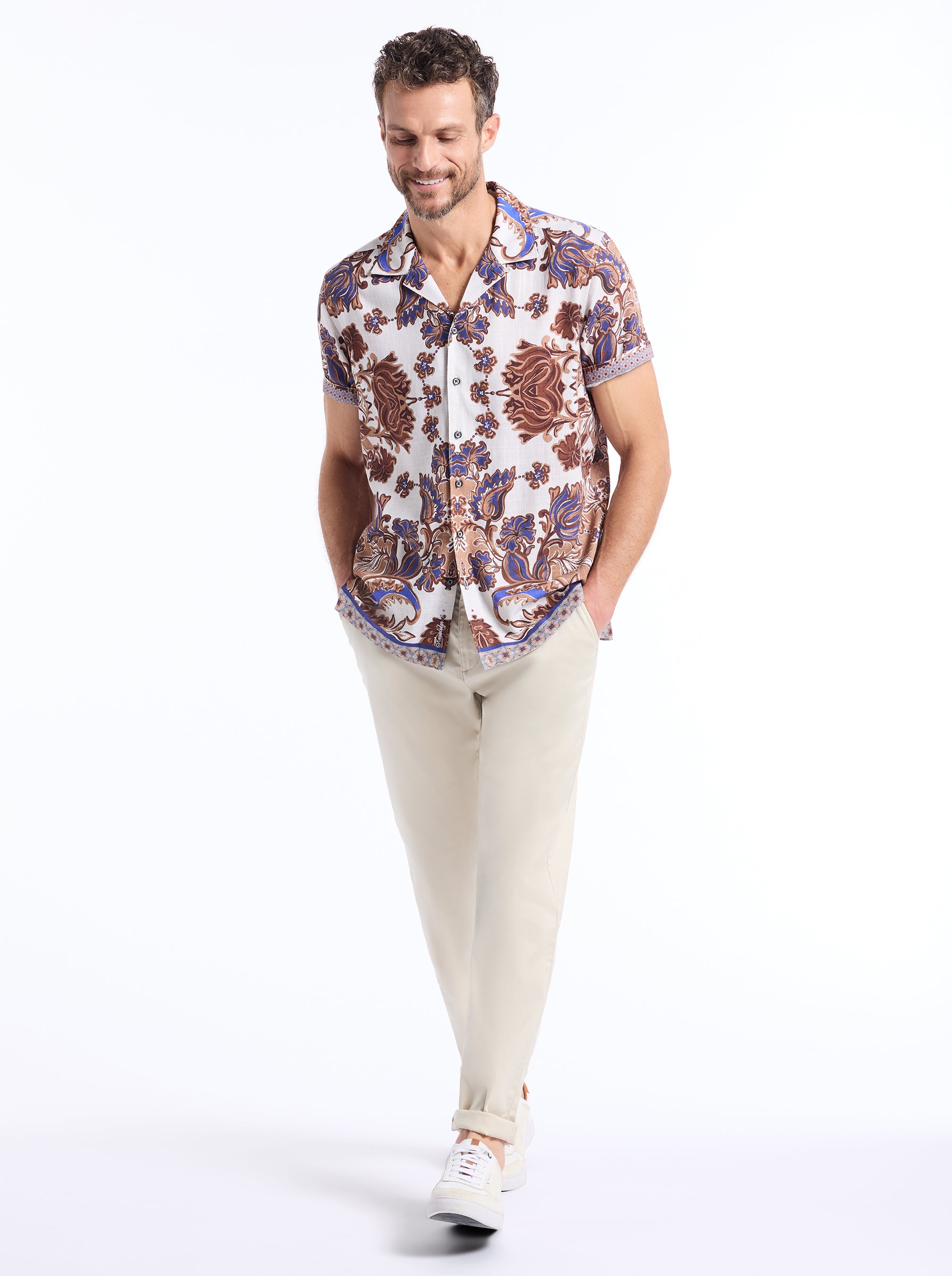 DUNBRIDGE SHORT SLEEVE BUTTON DOWN SHIRT