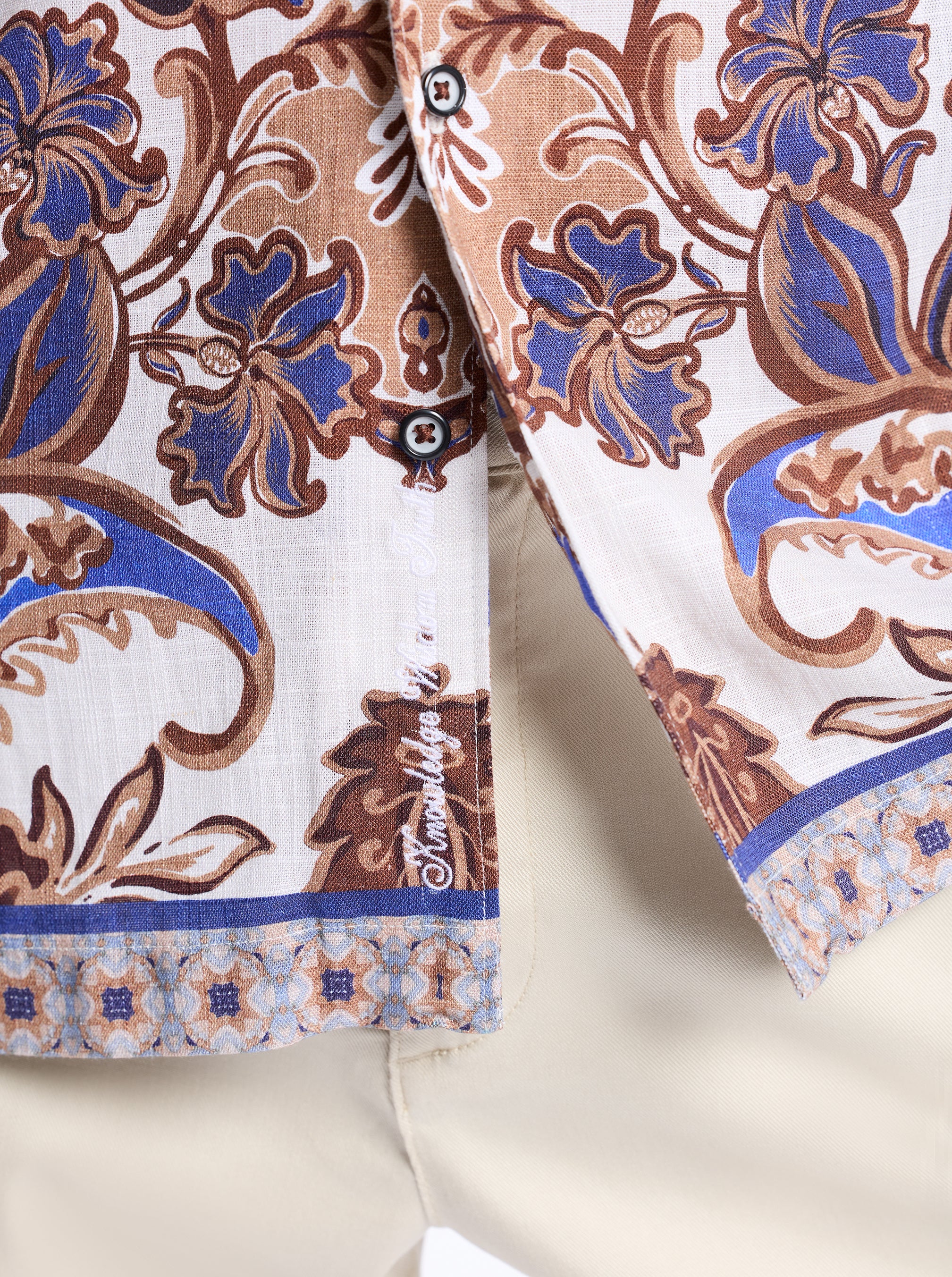 DUNBRIDGE SHORT SLEEVE BUTTON DOWN SHIRT