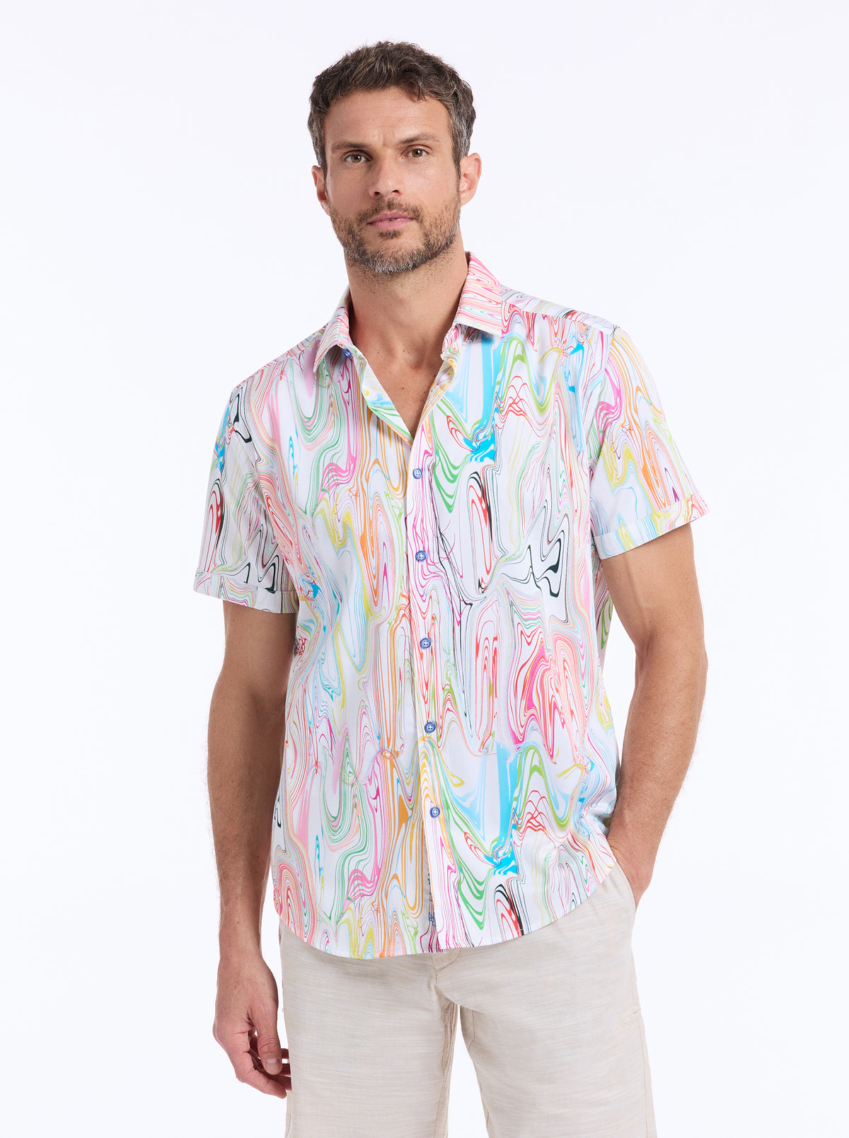 BELLENDEN SHORT SLEEVE BUTTON DOWN SHIRT BIG