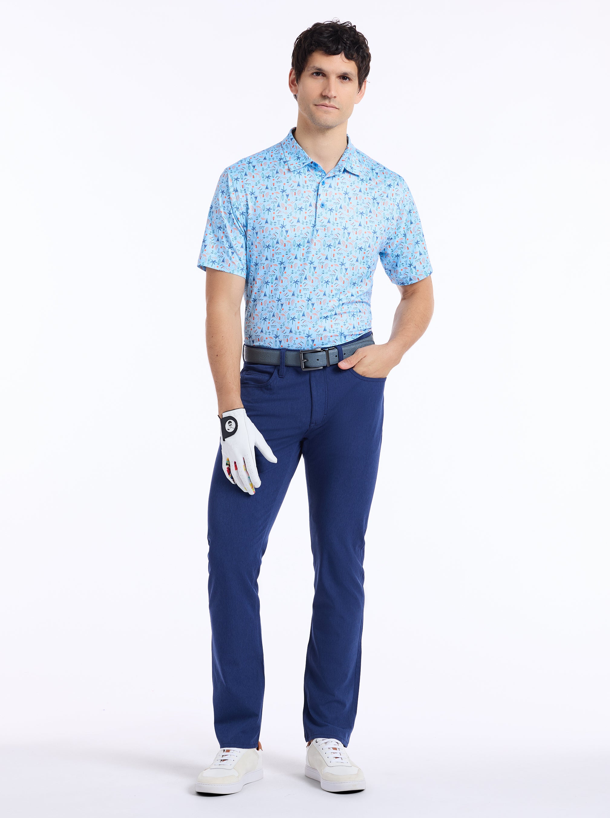 COASTAL VIBES SHORT SLEEVE POLO