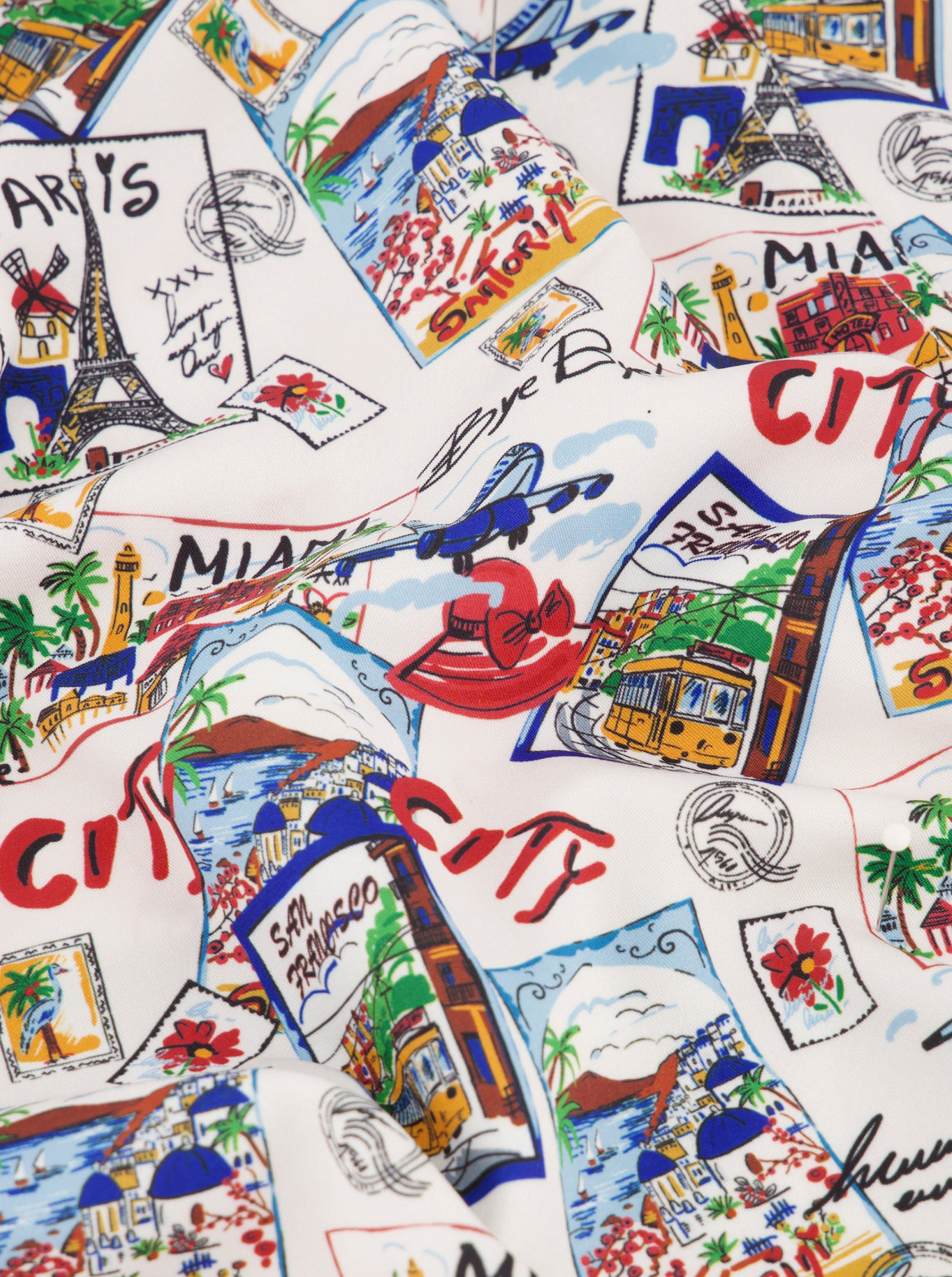 POSTCARDS SWIM TRUNKS