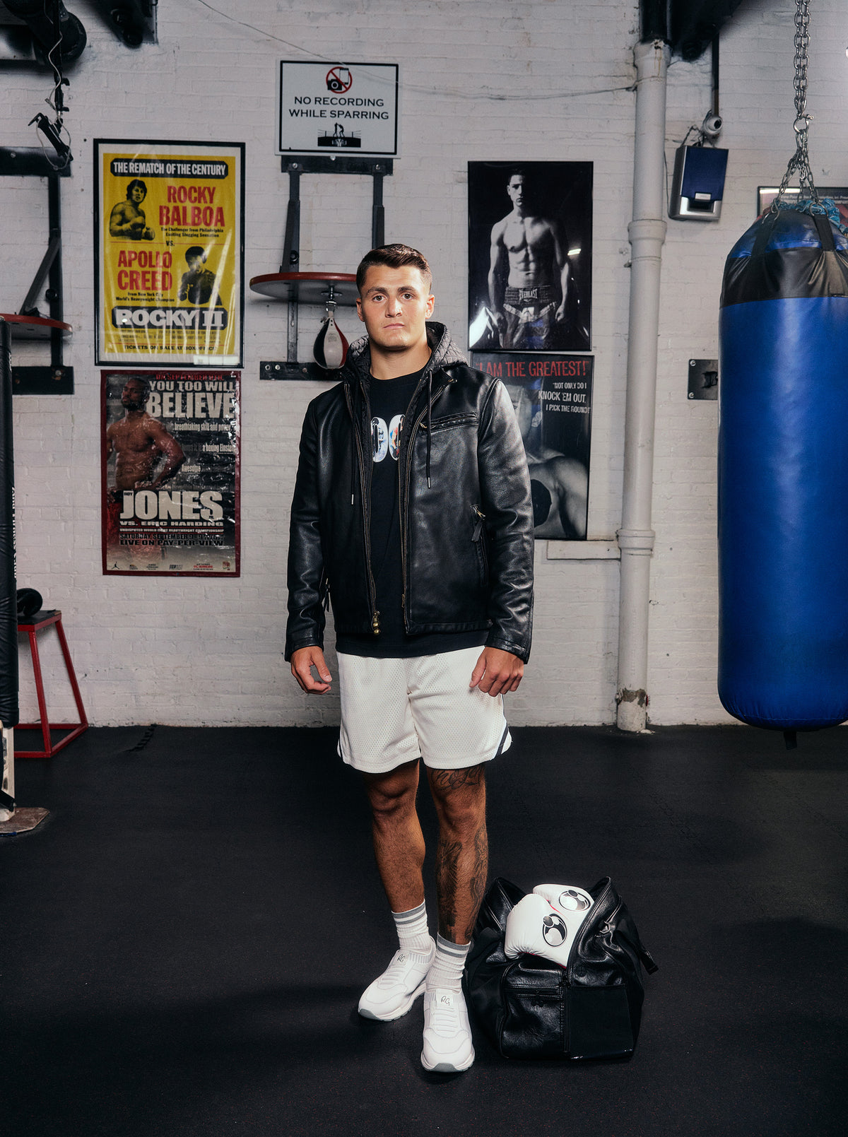 ROCKY 50TH X ROBERT GRAHAM THE PUNCH LEATHER JACKET
