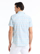 MIRAGE SHORT SLEEVE BUTTON DOWN SHIRT