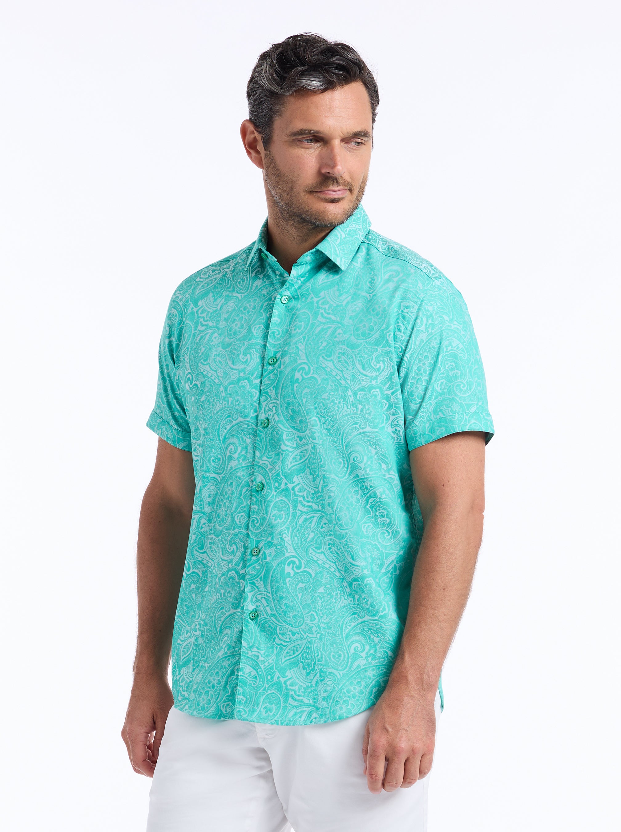 HUDSON SHORT SLEEVE BUTTON DOWN SHIRT