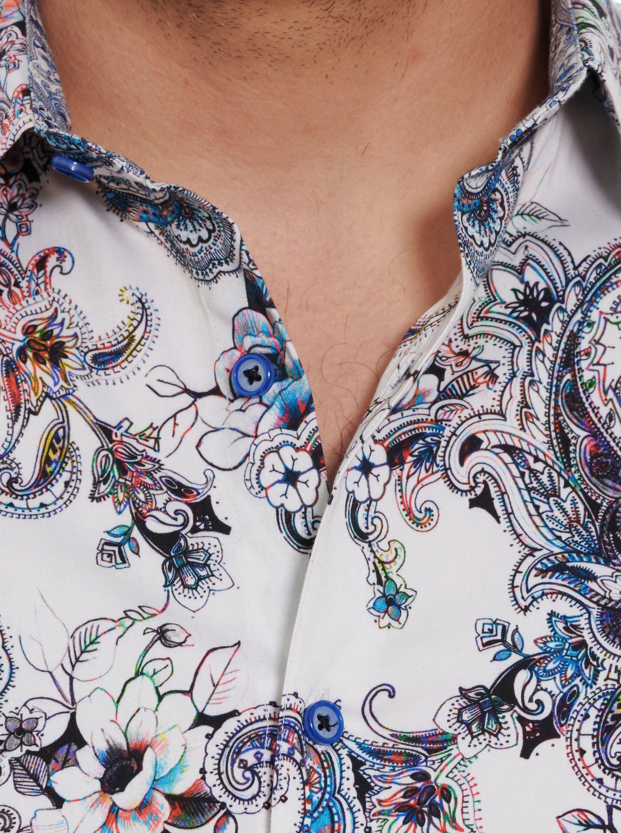 SATURN LONG SLEEVE BUTTON DOWN SHIRT