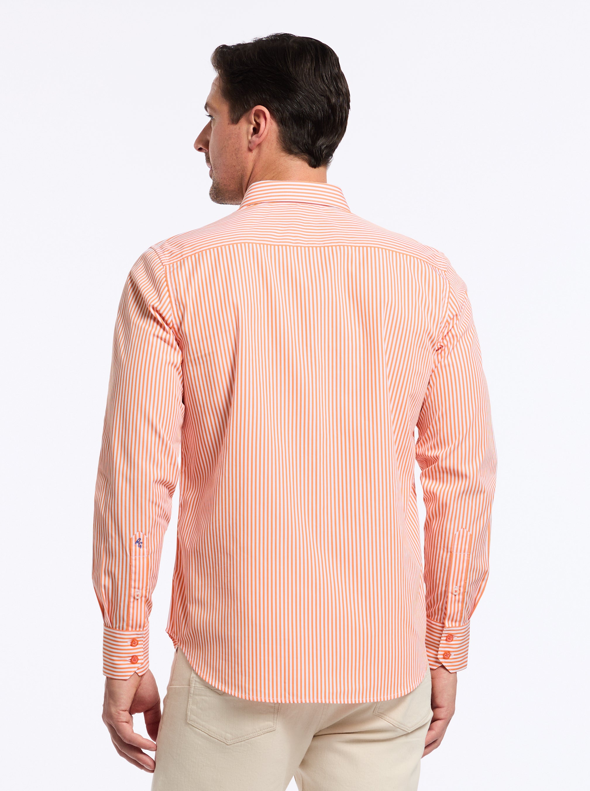 GREENWICH LONG SLEEVE BUTTON DOWN SHIRT
