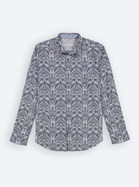 Robert Graham Neville Long Sleeve Button Down Shirt Big