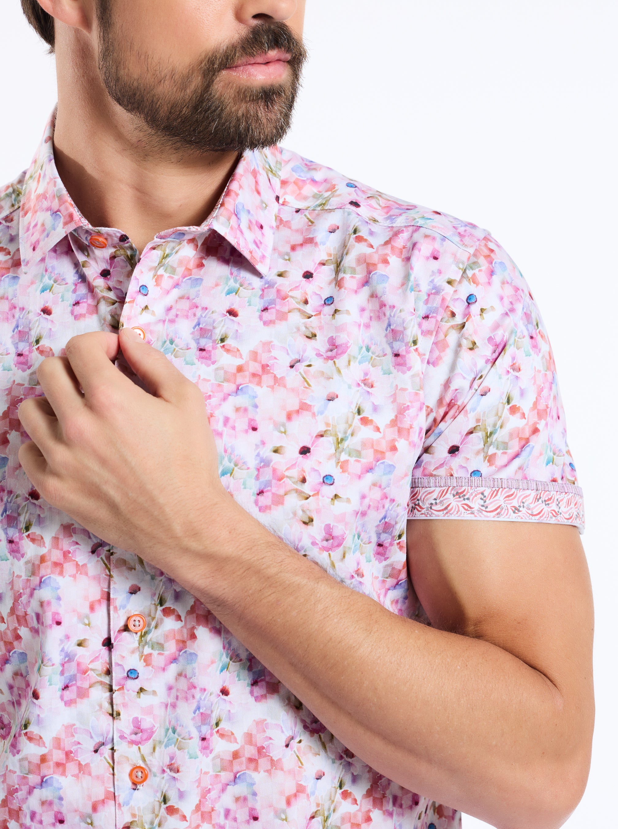 DANFORD SHORT SLEEVE BUTTON DOWN SHIRT