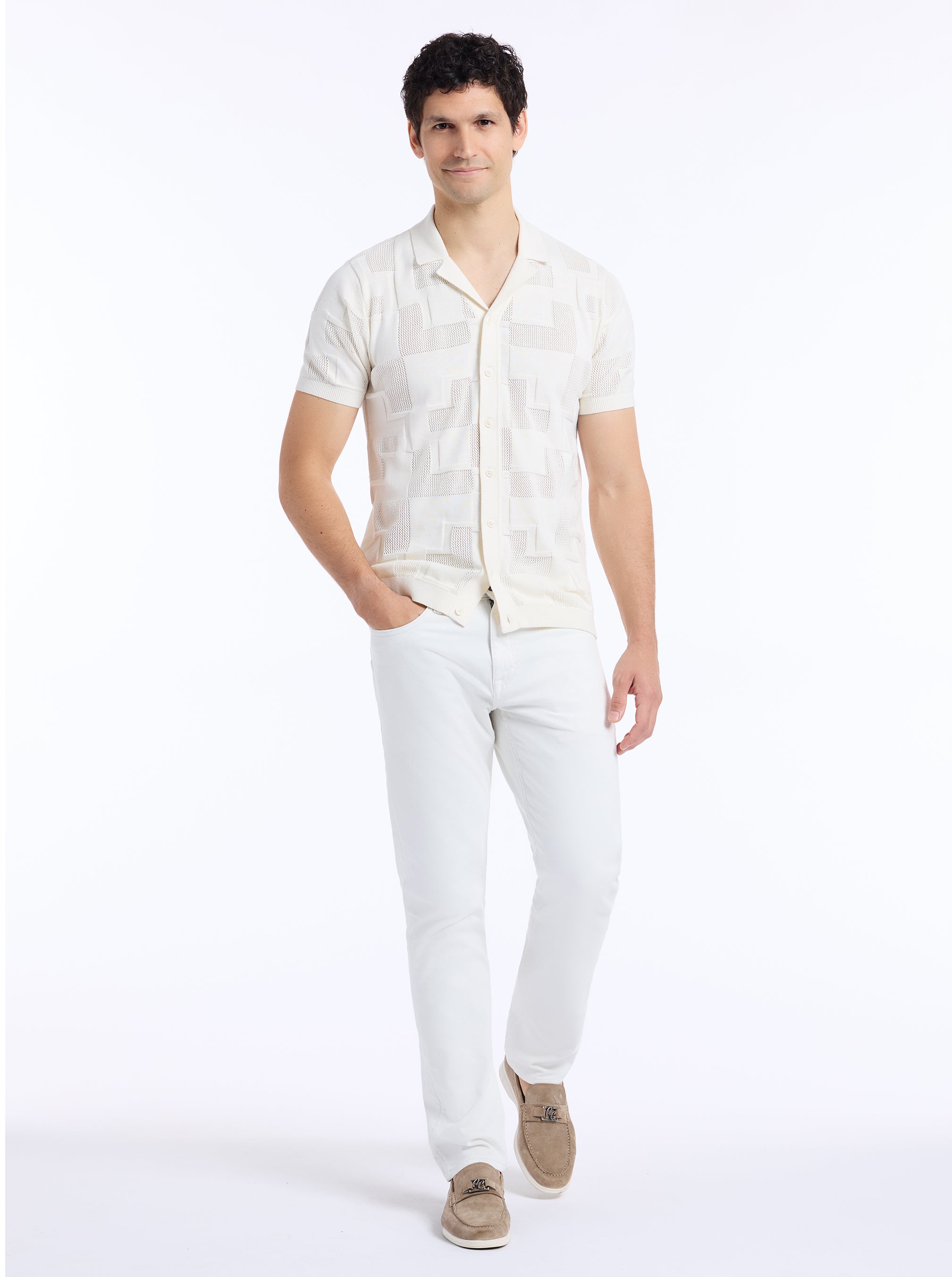 DRAYFORD SHORT SLEEVE SWEATER