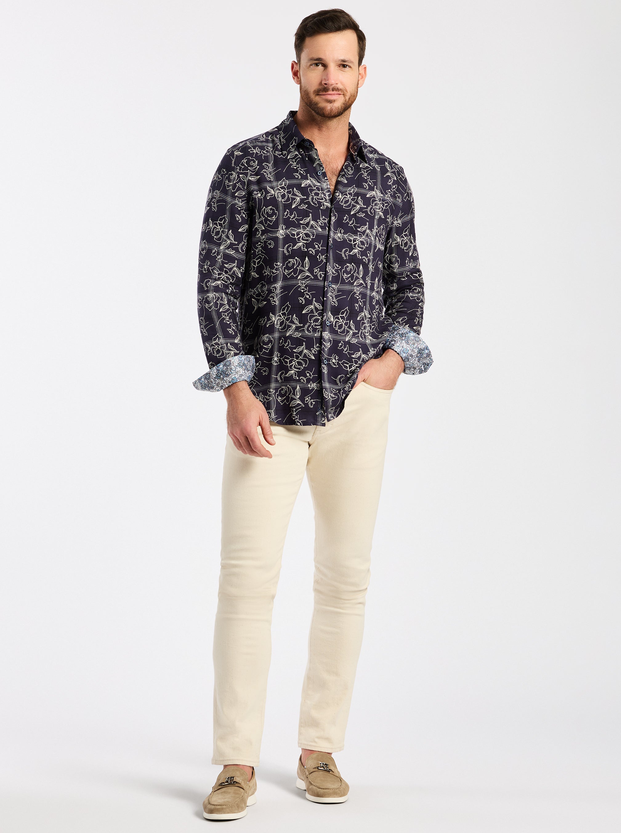 ESSEX LONG SLEEVE BUTTON DOWN SHIRT