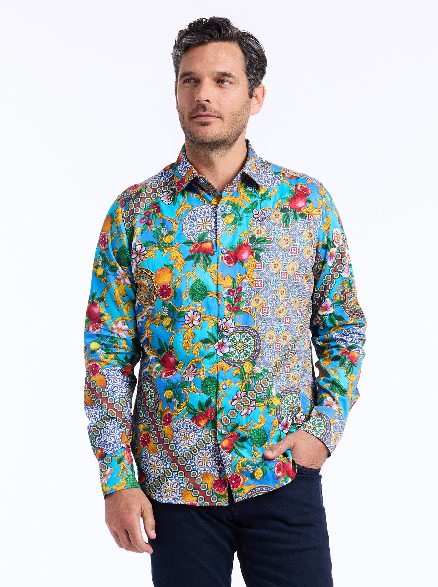 NORTHUMBRIA LONG SLEEVE BUTTON DOWN SHIRT