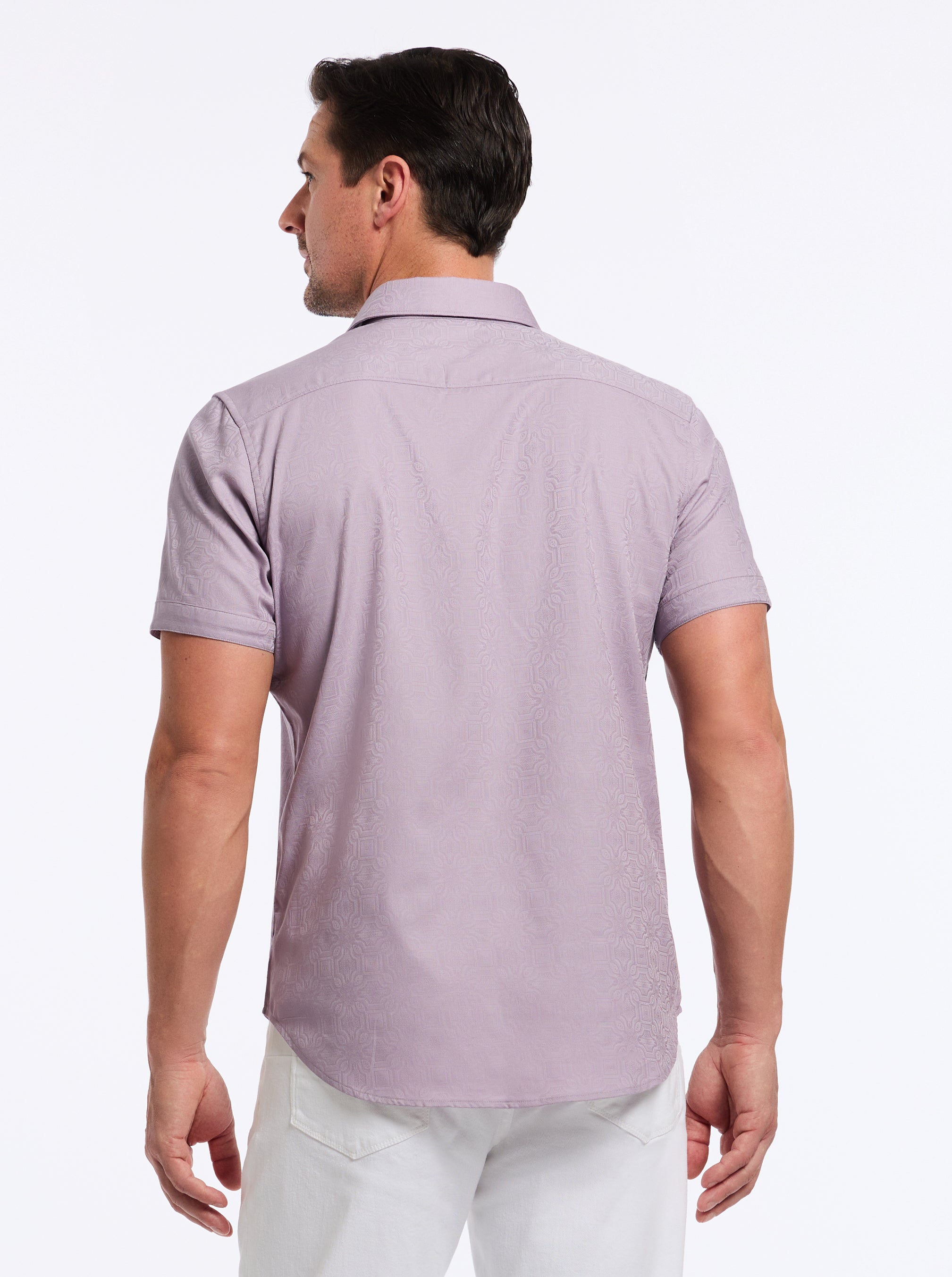 ODYSSEY SHORT SLEEVE BUTTON DOWN SHIRT