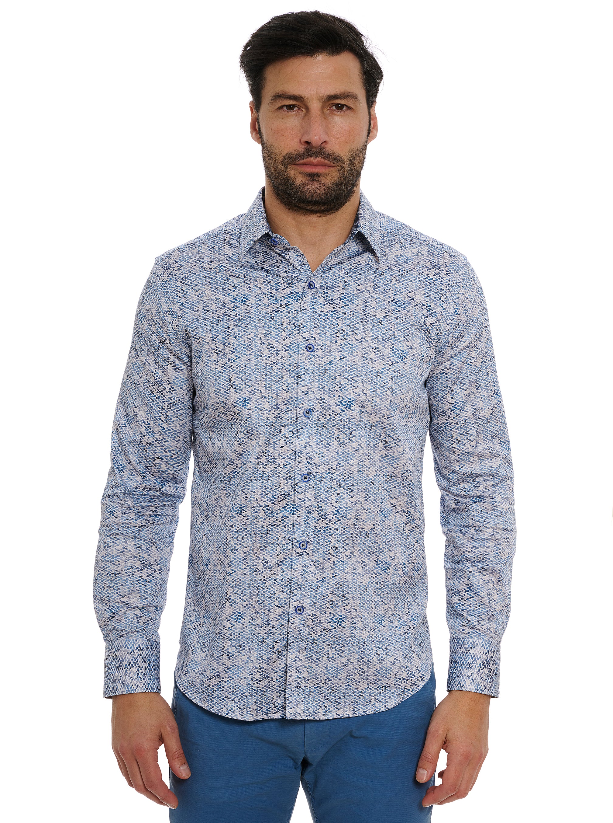 KAIMANA LONG SLEEVE BUTTON DOWN SHIRT BIG