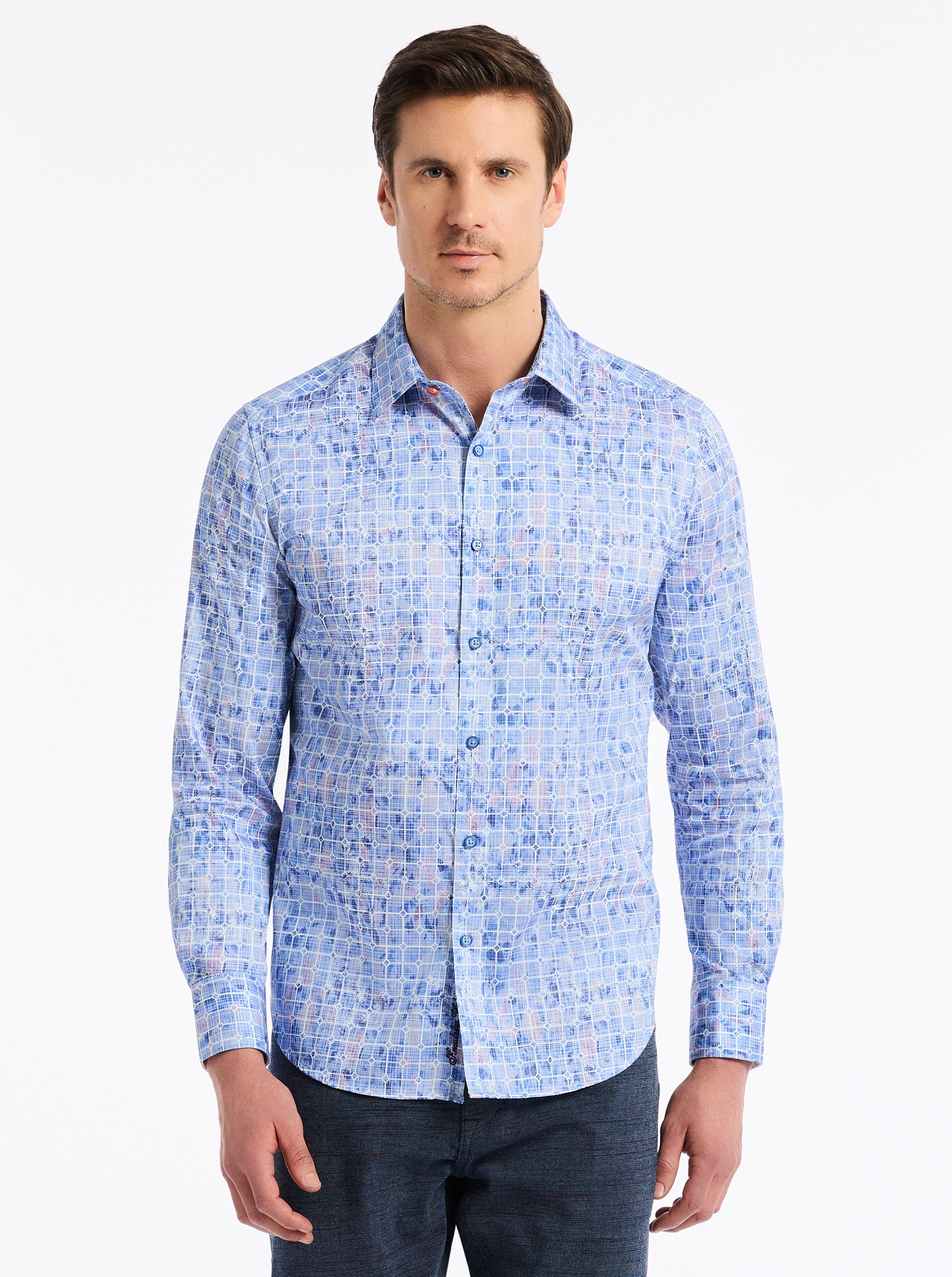 AMSTERDAM LONG SLEEVE BUTTON DOWN SHIRT