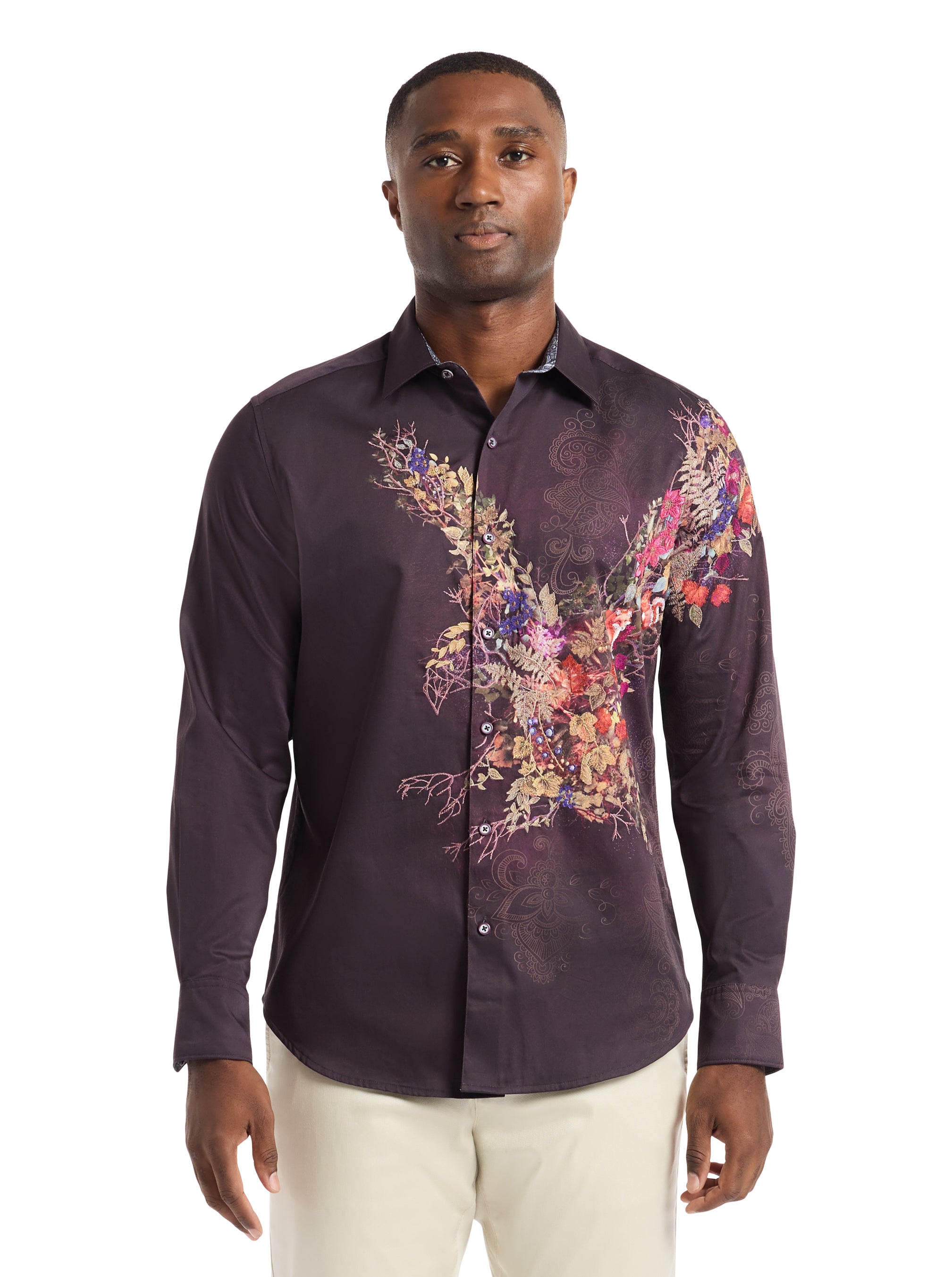 AMAIRA 2 LONG SLEEVE BUTTON DOWN SHIRT