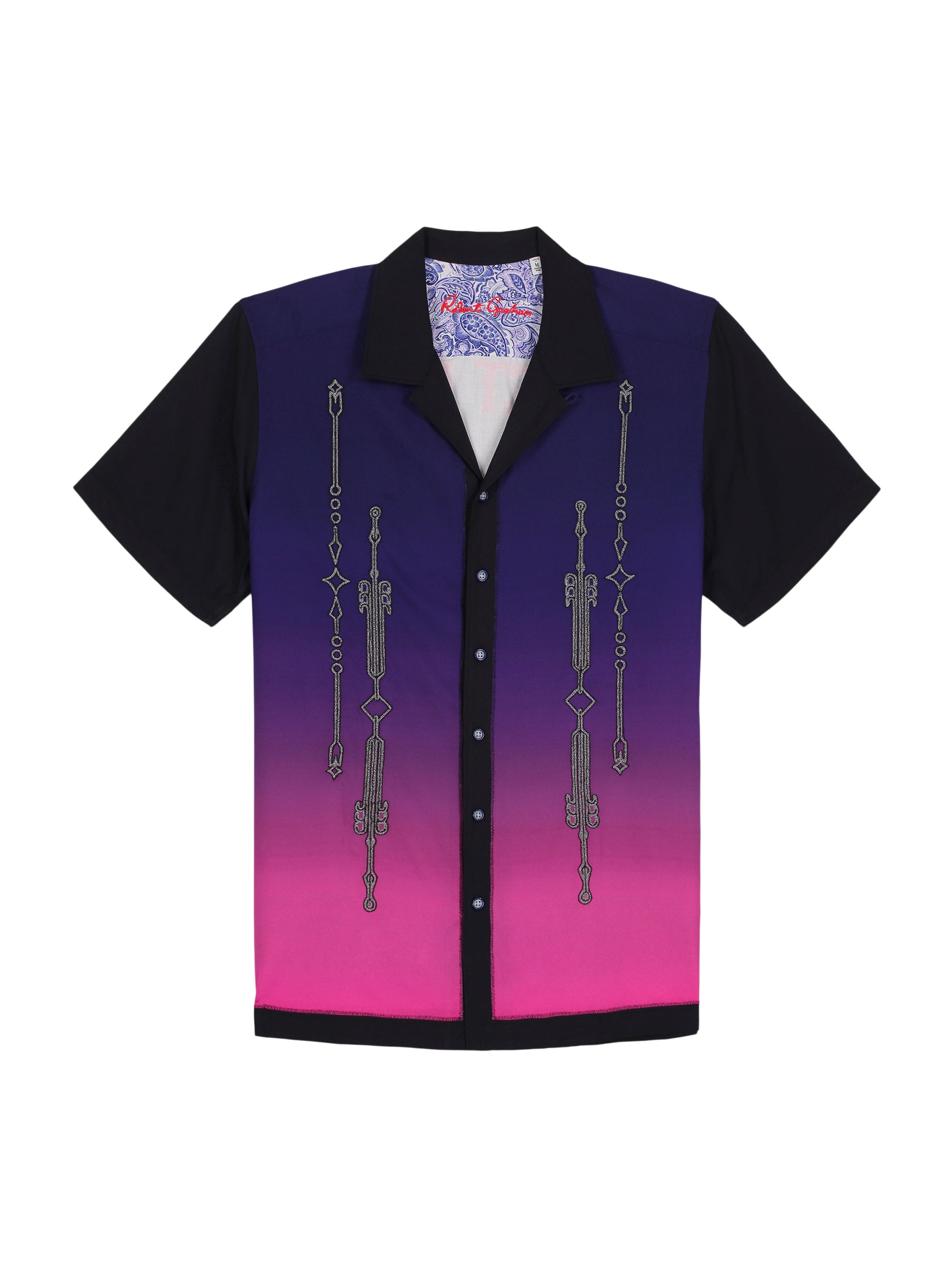 SUNSET RALLY SHORT SLEEVE BUTTON DOWN SHIRT