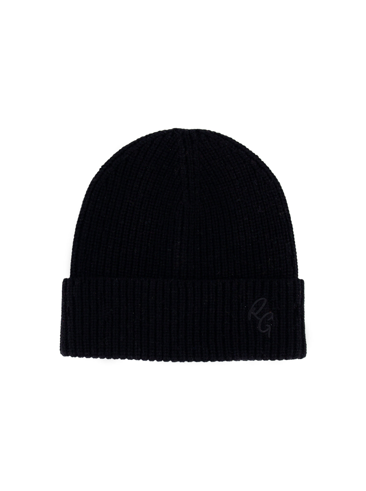 NEW Rag & Bone Wool Cashmere Blend Logo Soft Warm Thick Ribbed Knit Beanie Hat RG LOGO BEANIE main image 2