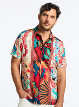 PESCAIA SHORT SLEEVE BUTTON DOWN SHIRT