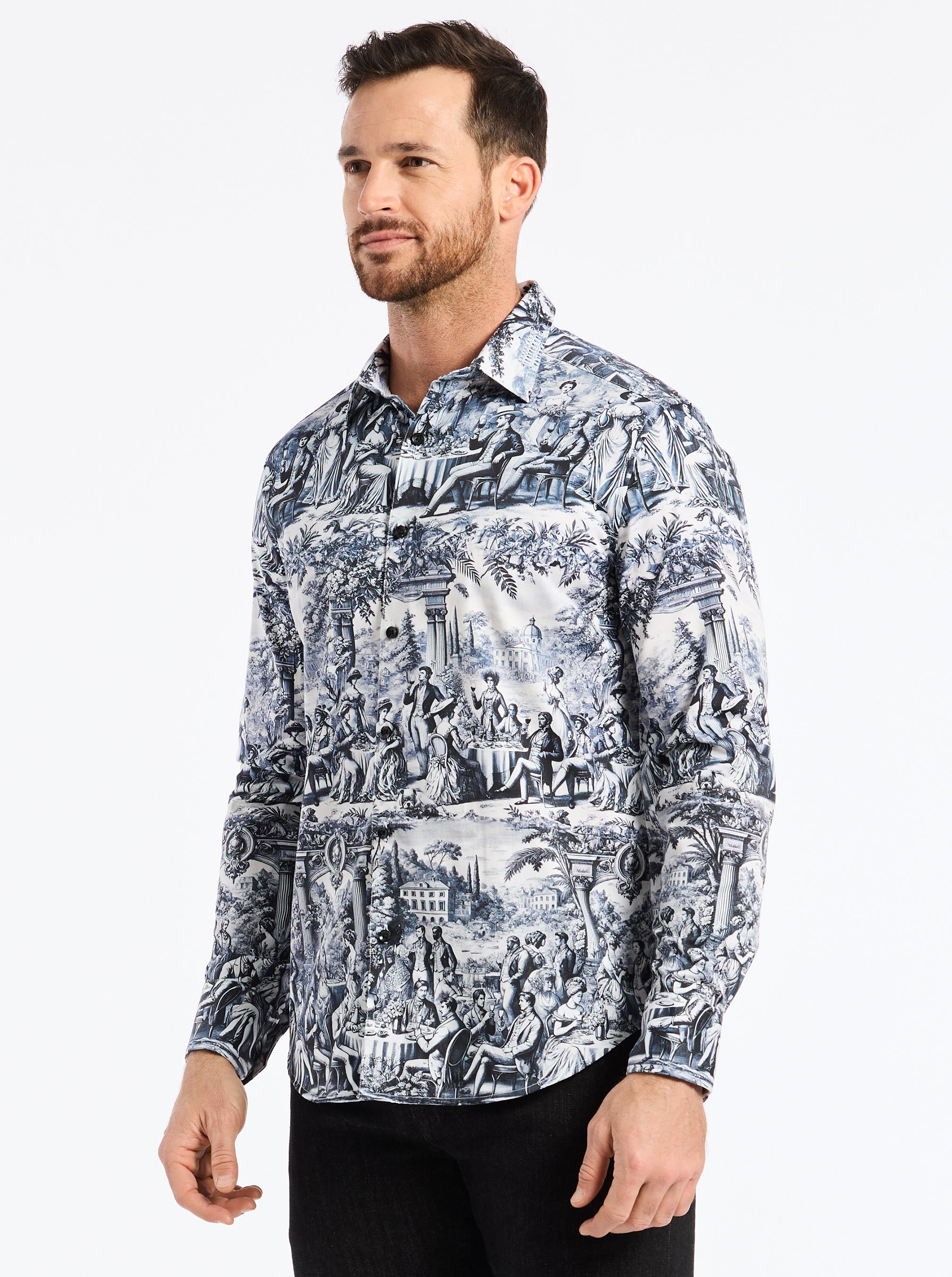 SOCIALITES LONG SLEEVE BUTTON DOWN SHIRT