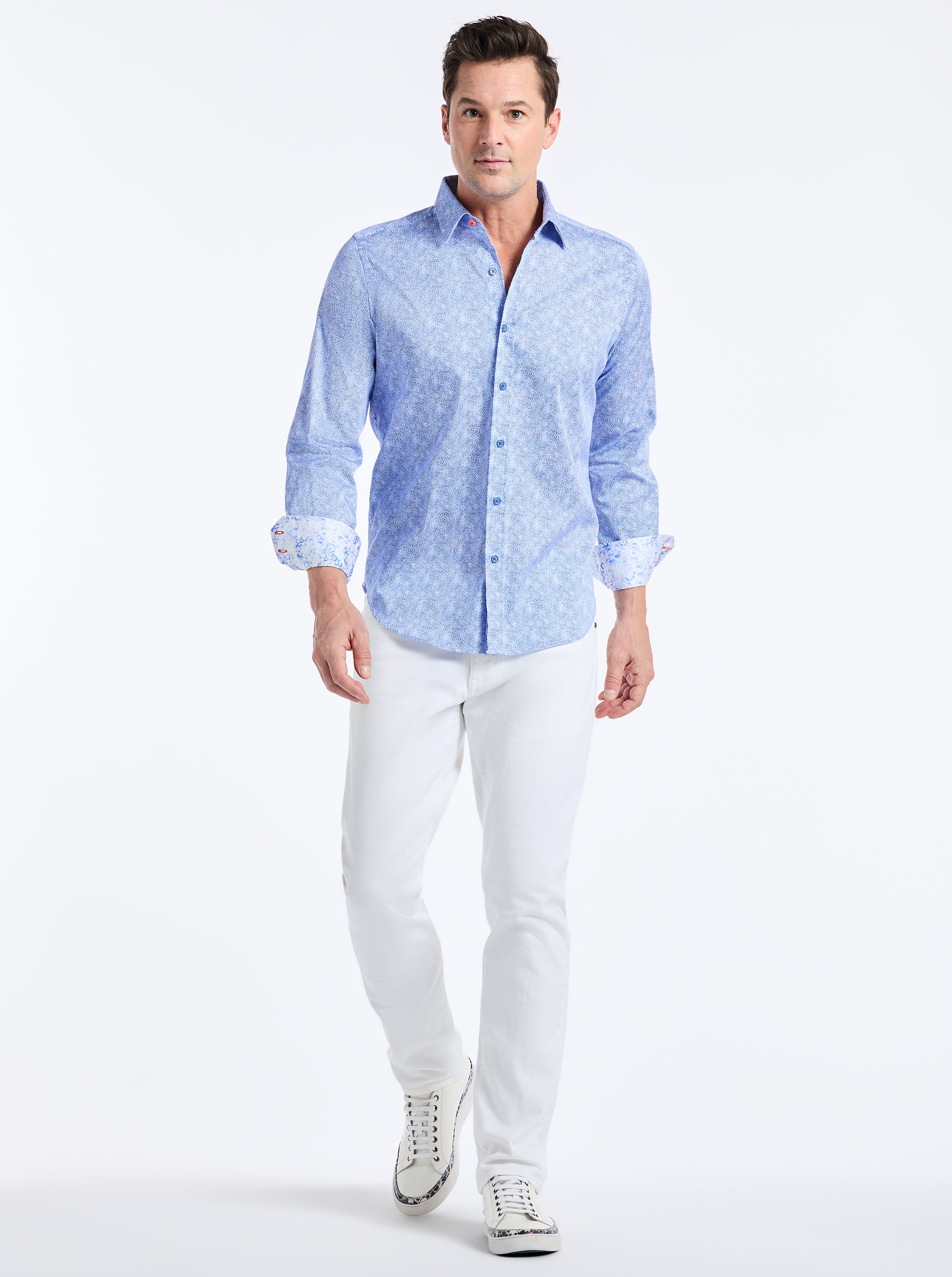 KEFALONIA LONG SLEEVE BUTTON DOWN SHIRT