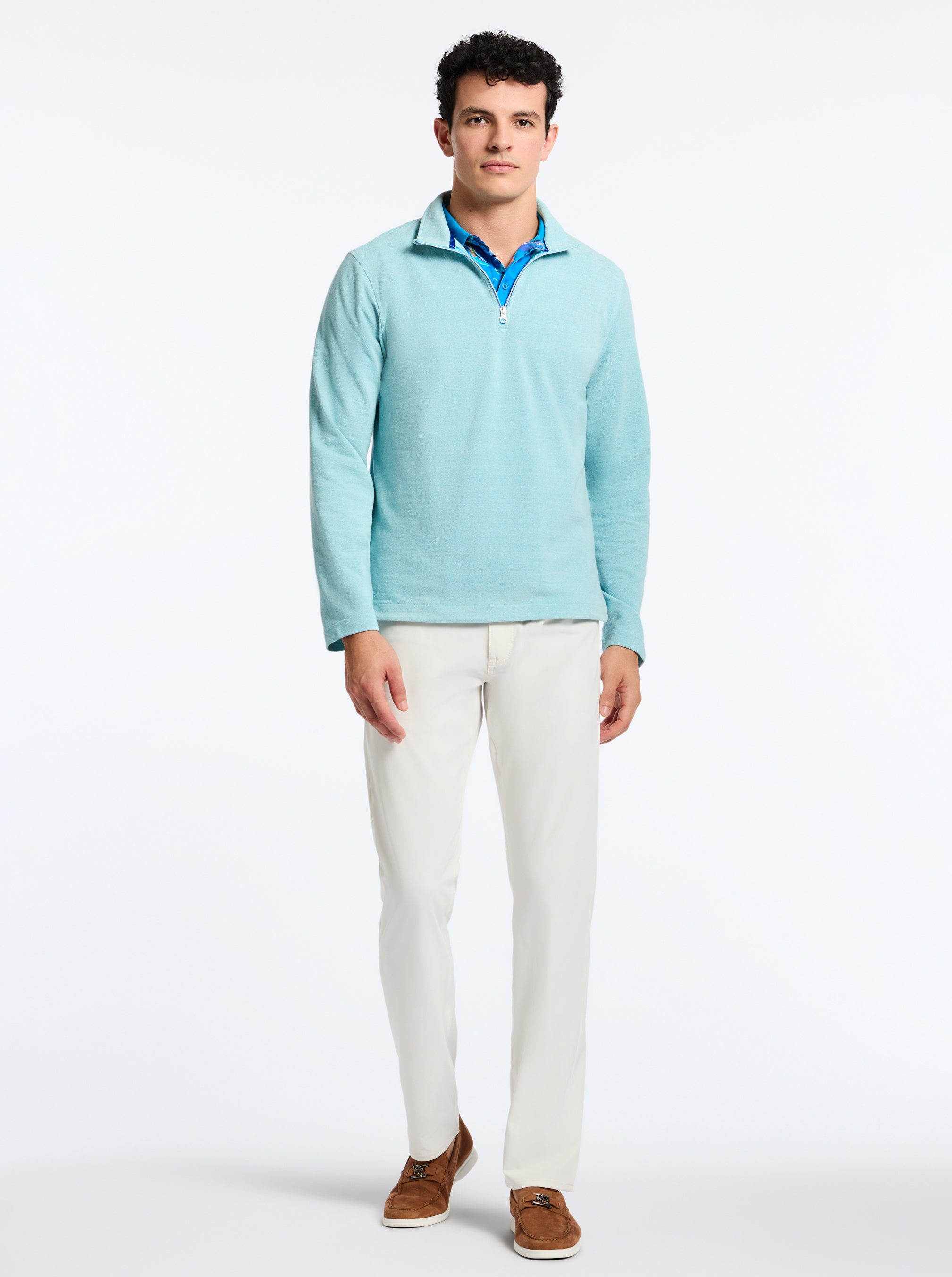 HOBSON LONG SLEEVE KNIT SHIRT