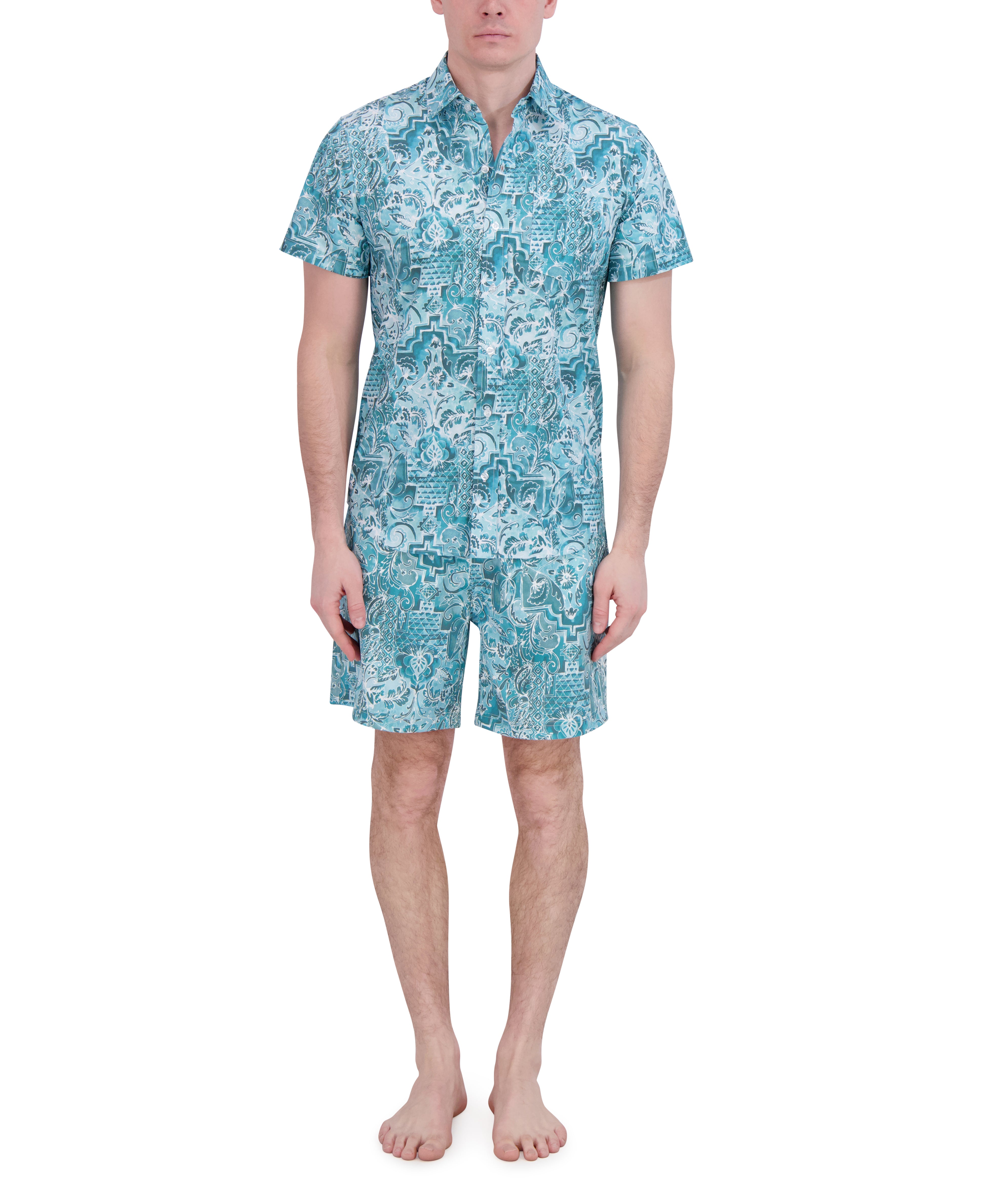 SHORT SLEEVE BUTTON DOWN SHIRT