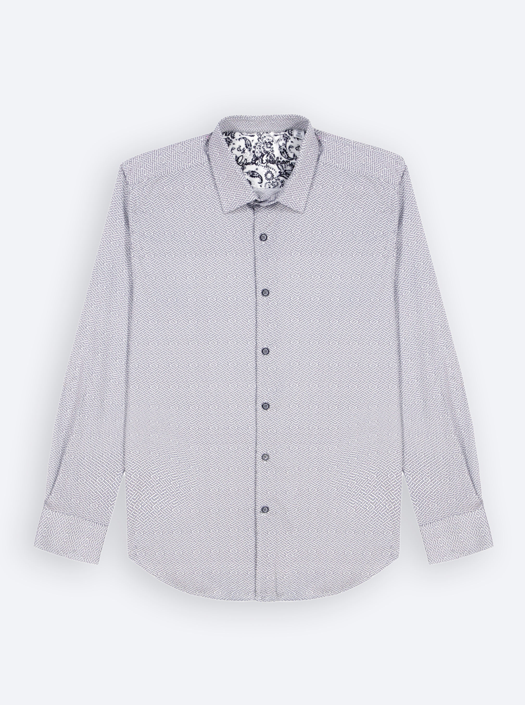 CHESLYN LONG SLEEVE BUTTON DOWN KNIT SHIRT