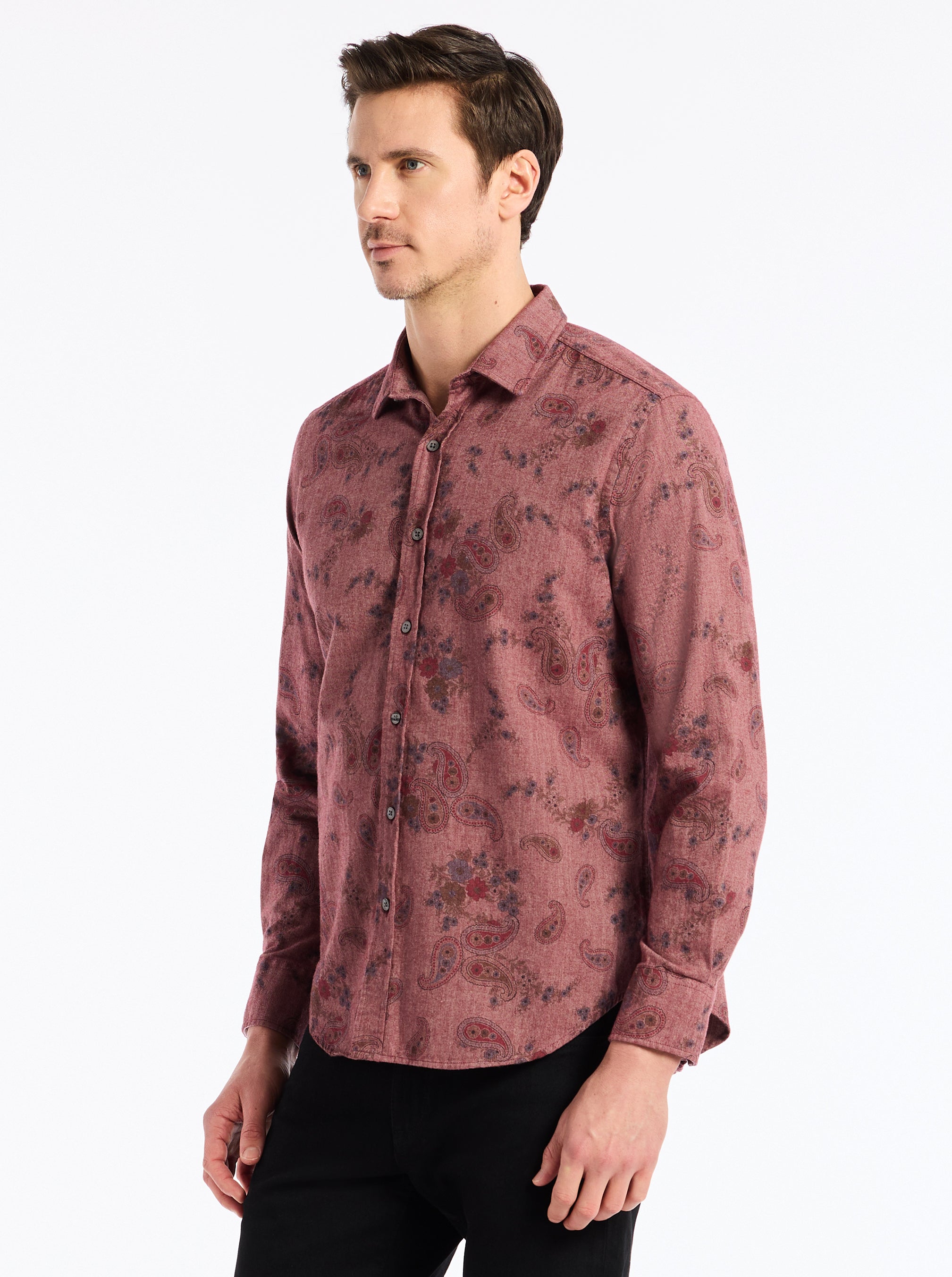 MINETTA LONG SLEEVE BUTTON DOWN SHIRT
