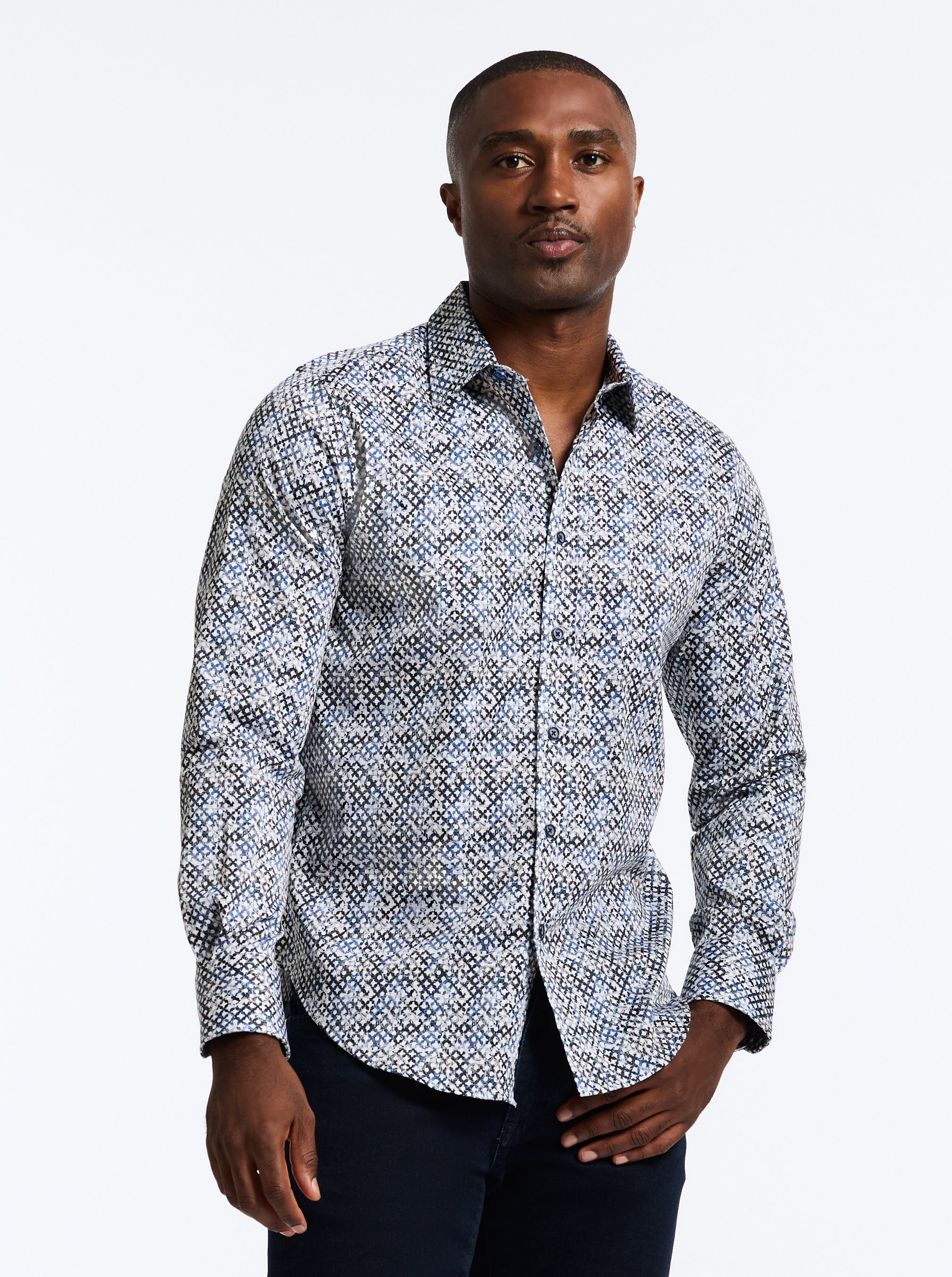 MISSION LONG SLEEVE BUTTON DOWN SHIRT TALL