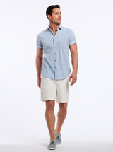 FORNILLO SHORT SLEEVE BUTTON DOWN SHIRT
