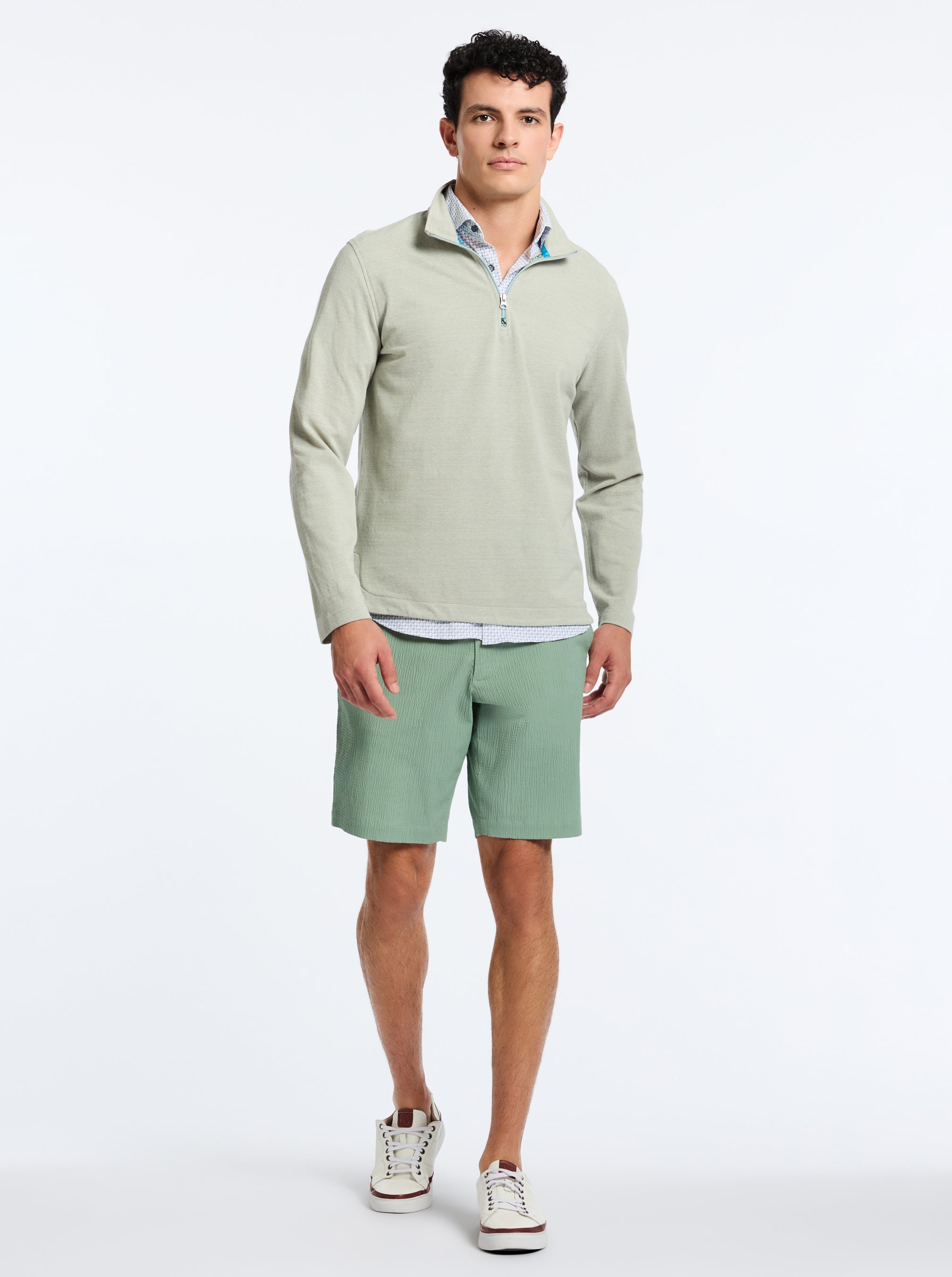 HOBSON LONG SLEEVE KNIT SHIRT