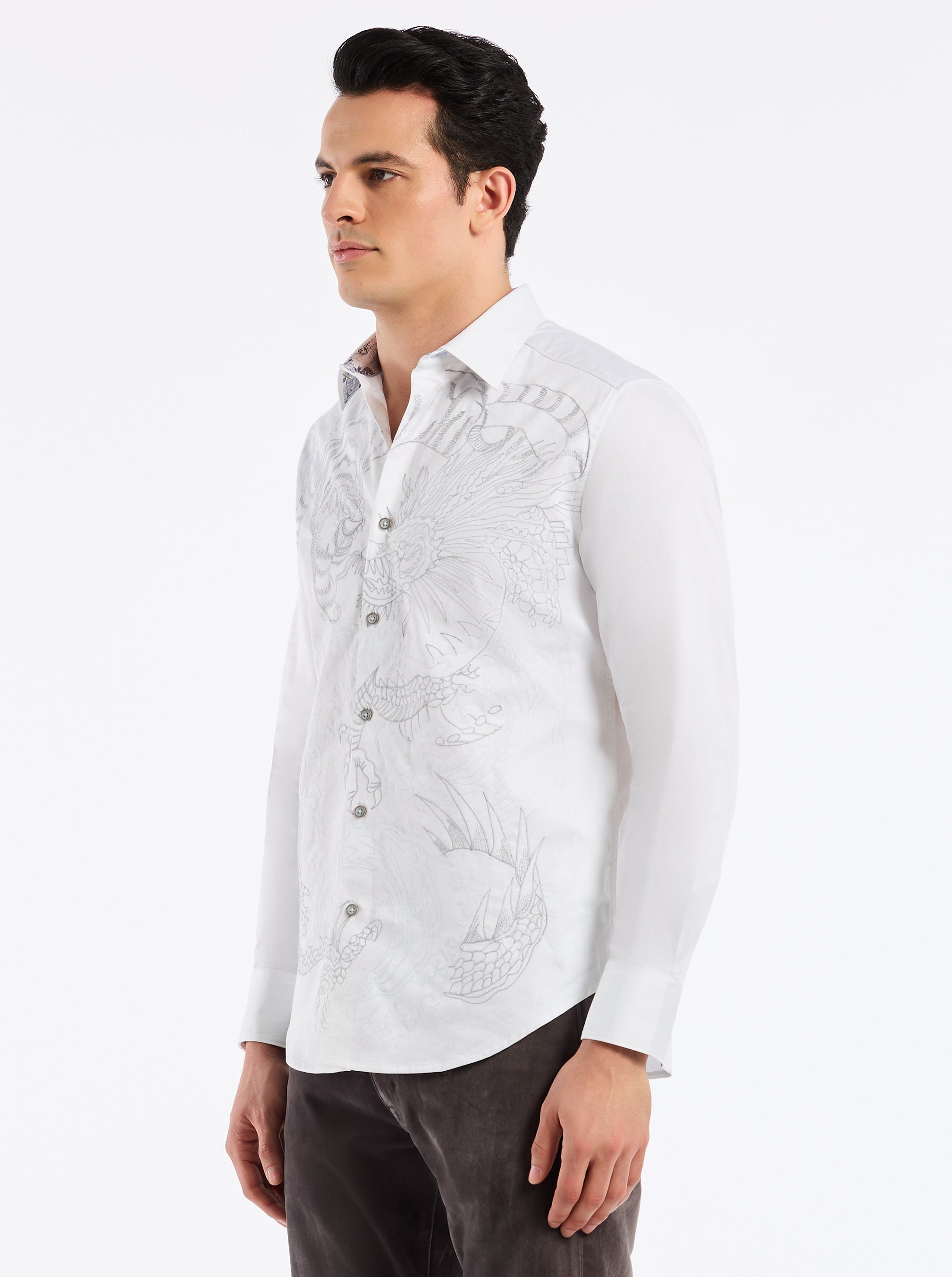MAELSTORM LONG SLEEVE BUTTON DOWN SHIRT