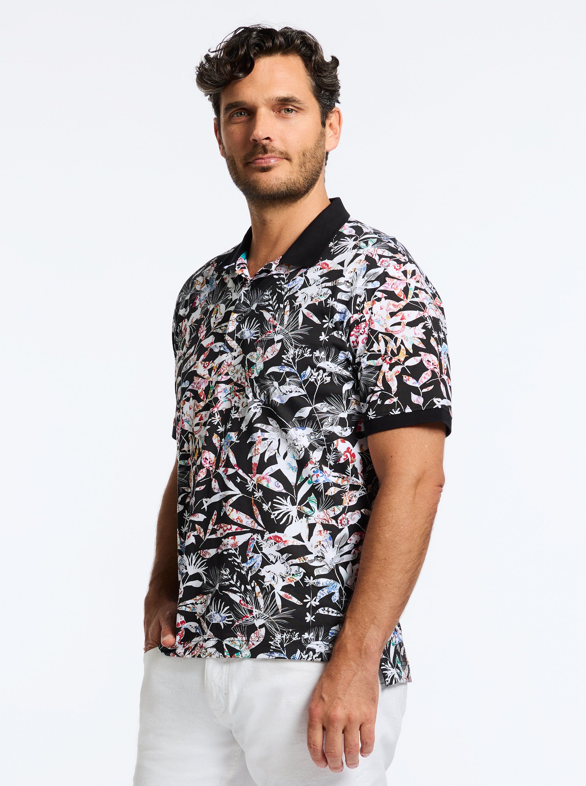 BOTANIC BLOOM SHORT SLEEVE POLO