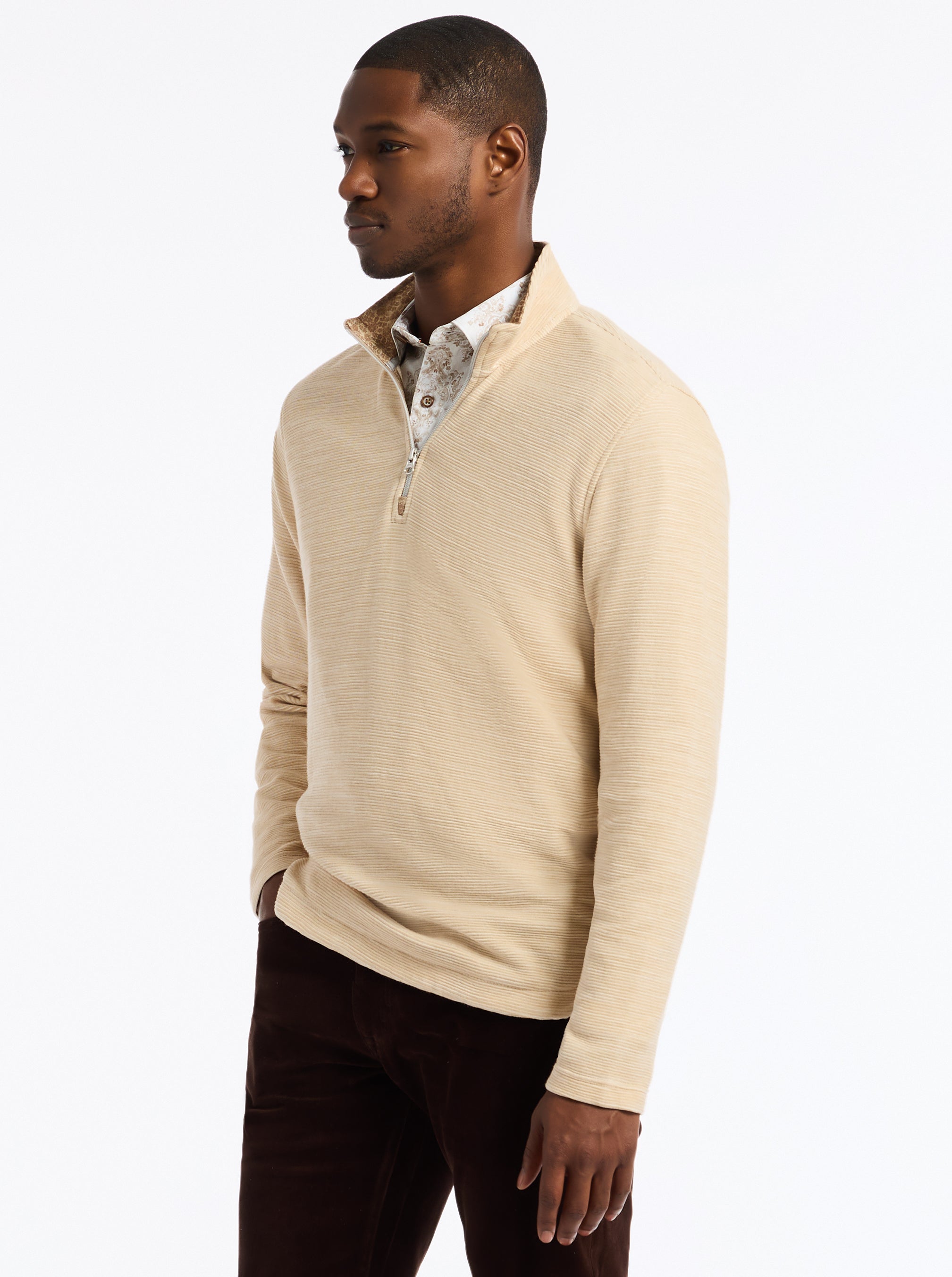 LEDSON LONG SLEEVE KNIT SHIRT