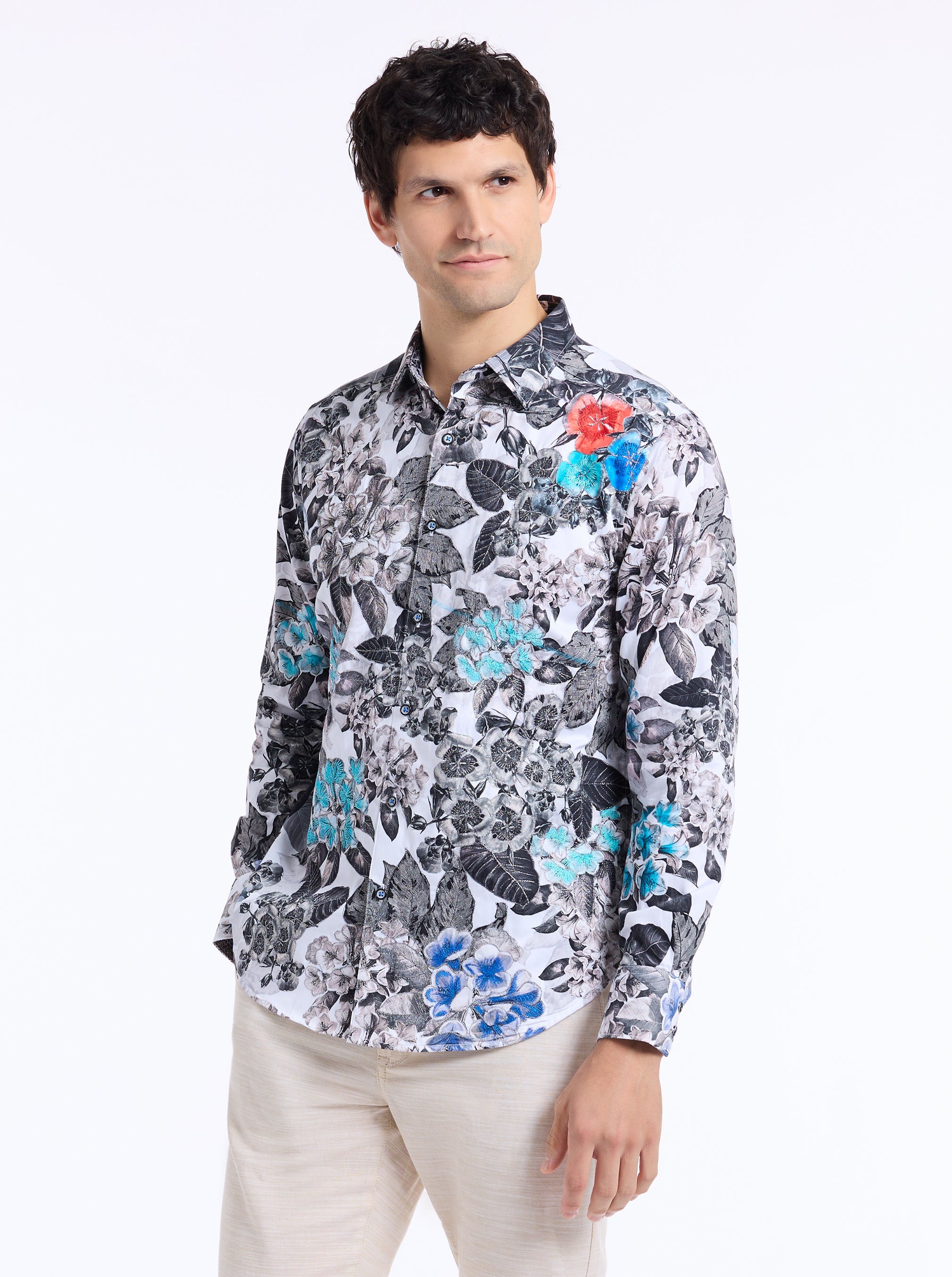 ELMINGTON LONG SLEEVE BUTTON DOWN SHIRT