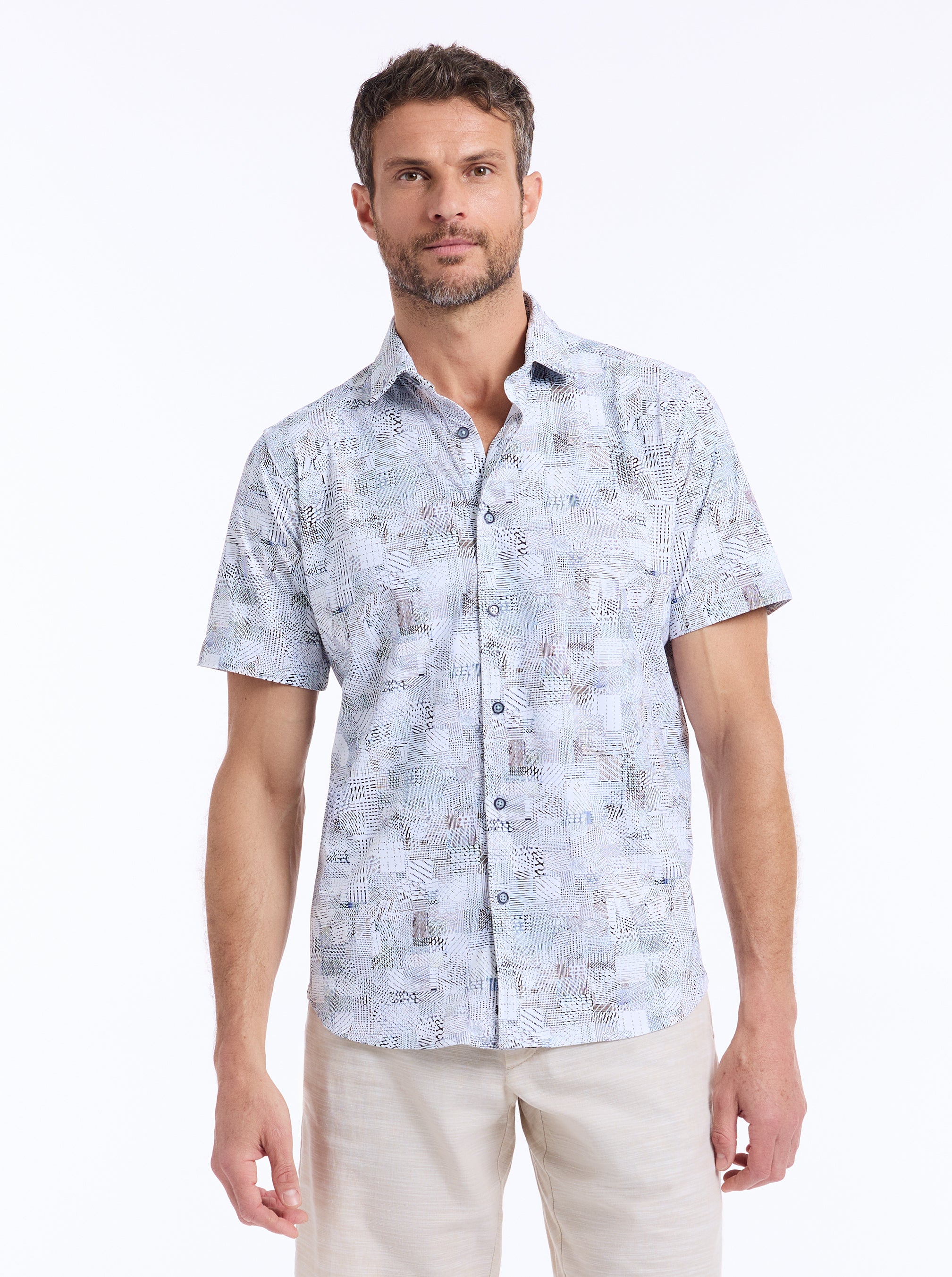 WRATHBONE SHORT SLEEVE BUTTON DOWN SHIRT