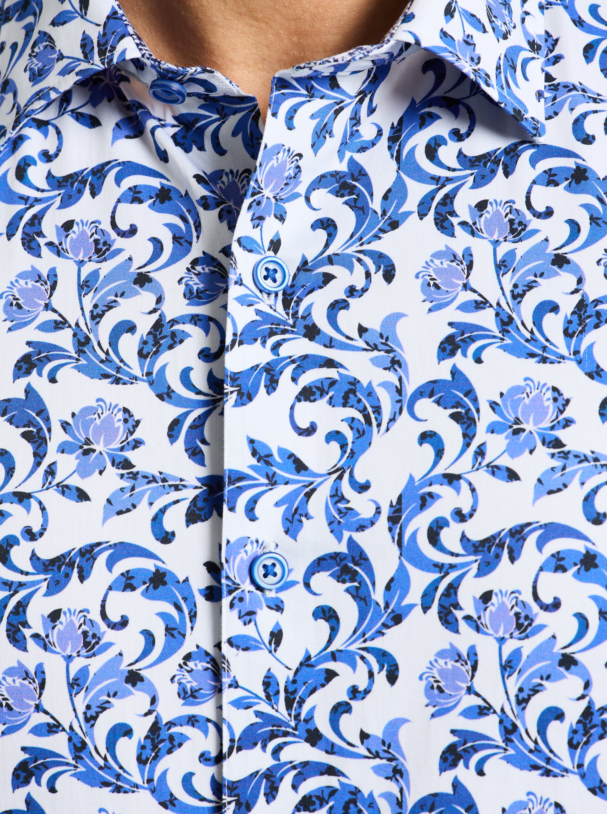 ASLAN LONG SLEEVE BUTTON DOWN SHIRT