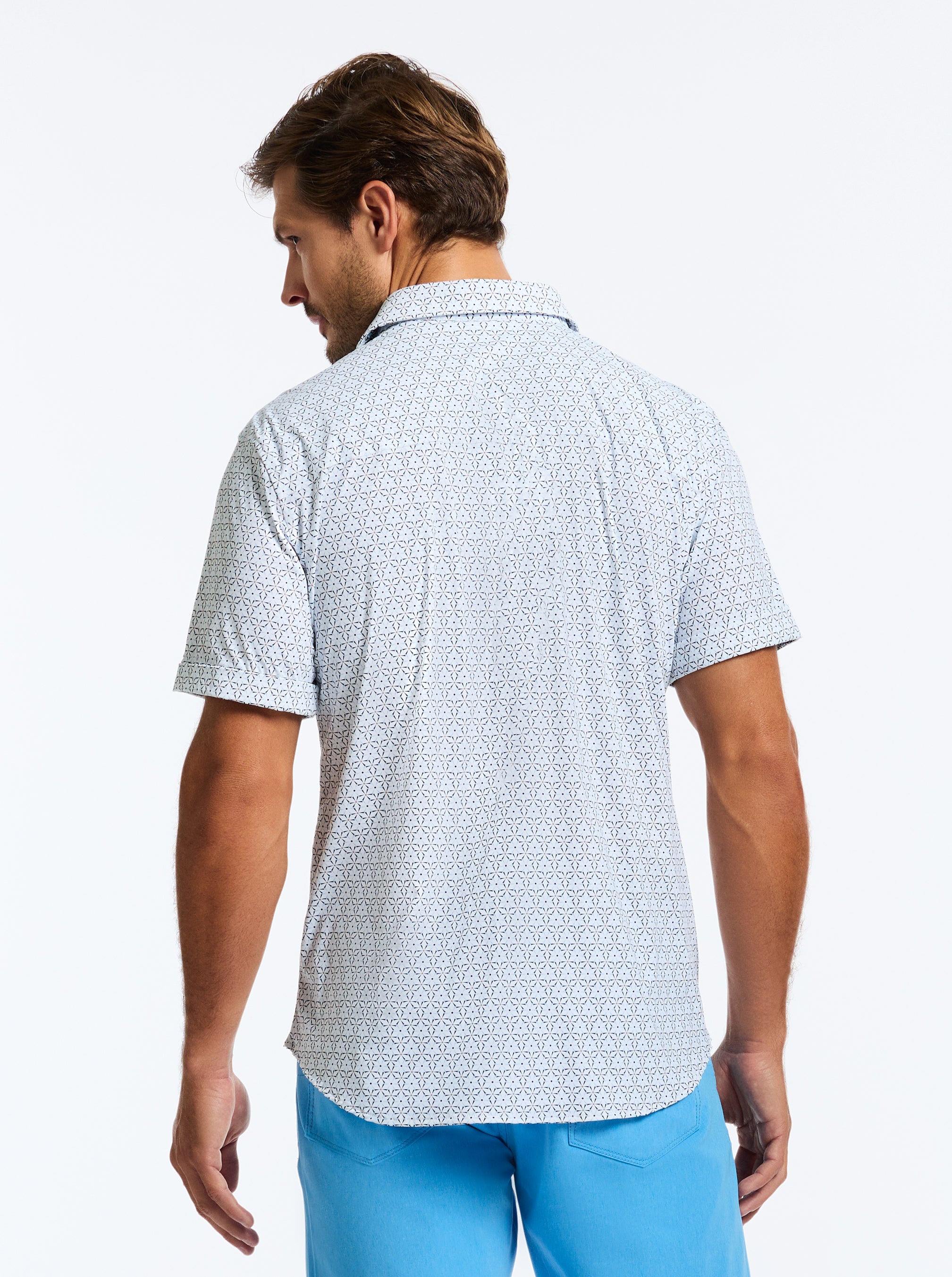 AVALON SHORT SLEEVE BUTTON DOWN SHIRT