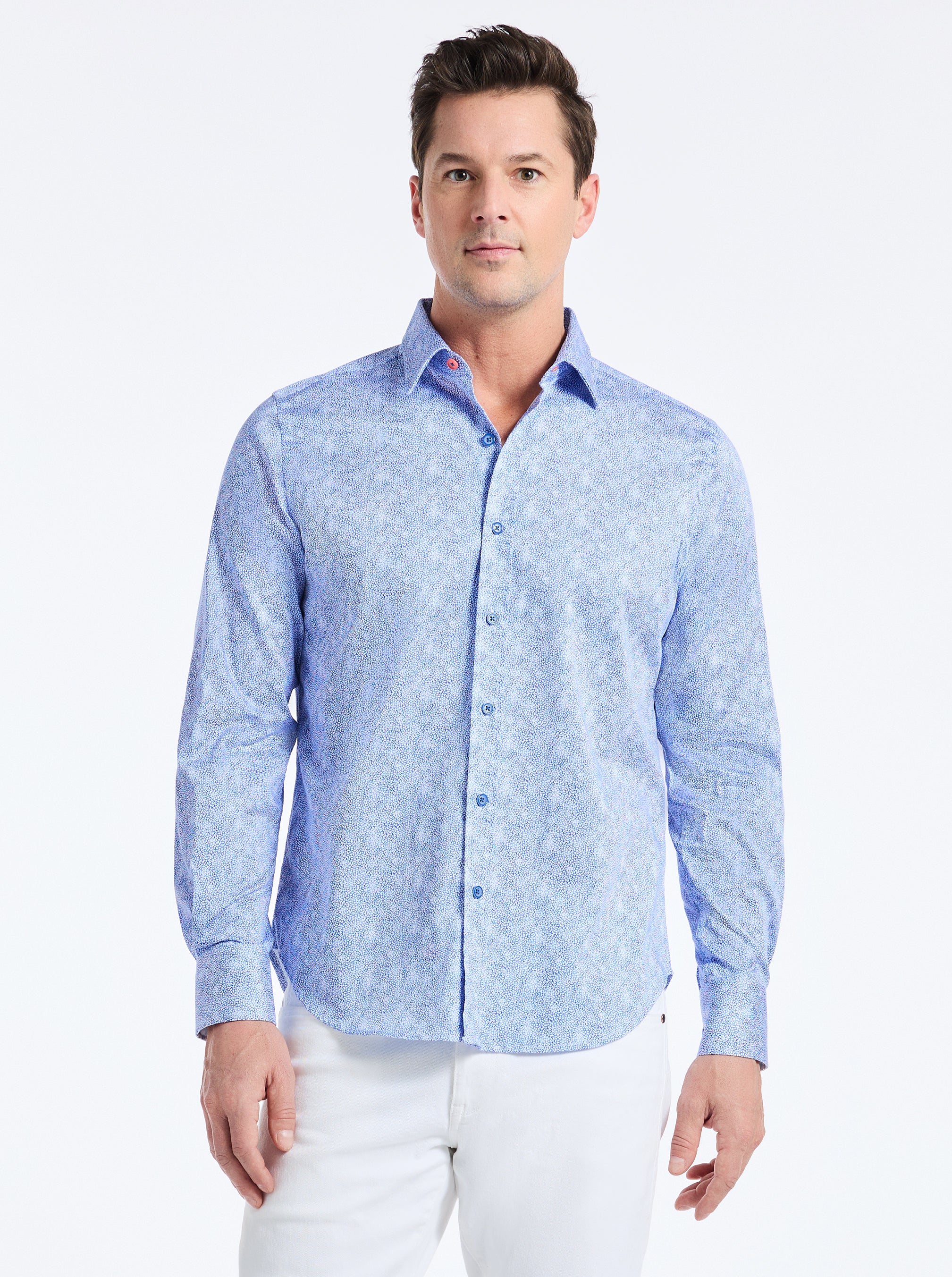 KEFALONIA LONG SLEEVE BUTTON DOWN SHIRT