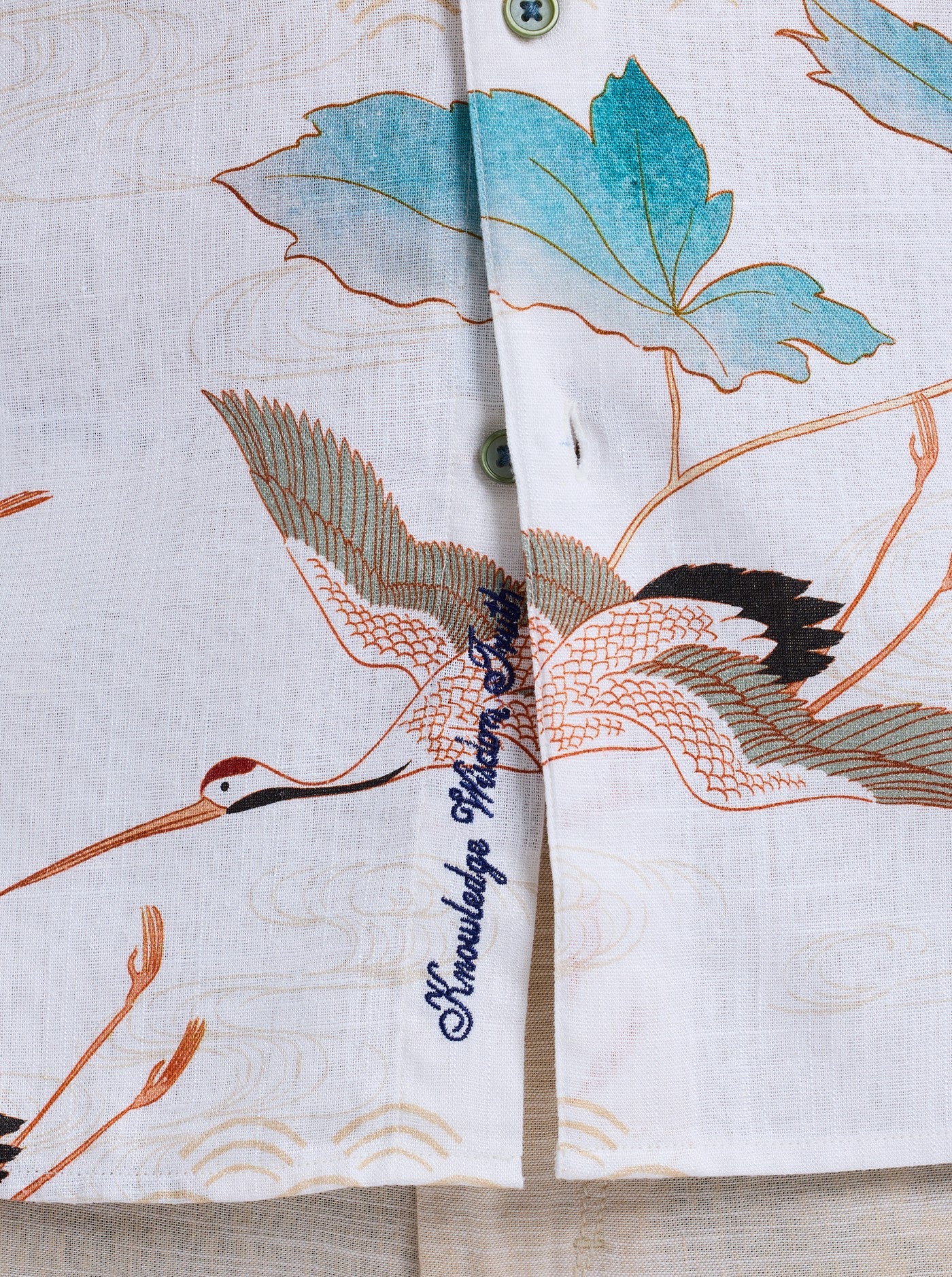 TSURU SHORT SLEEVE BUTTON DOWN SHIRT