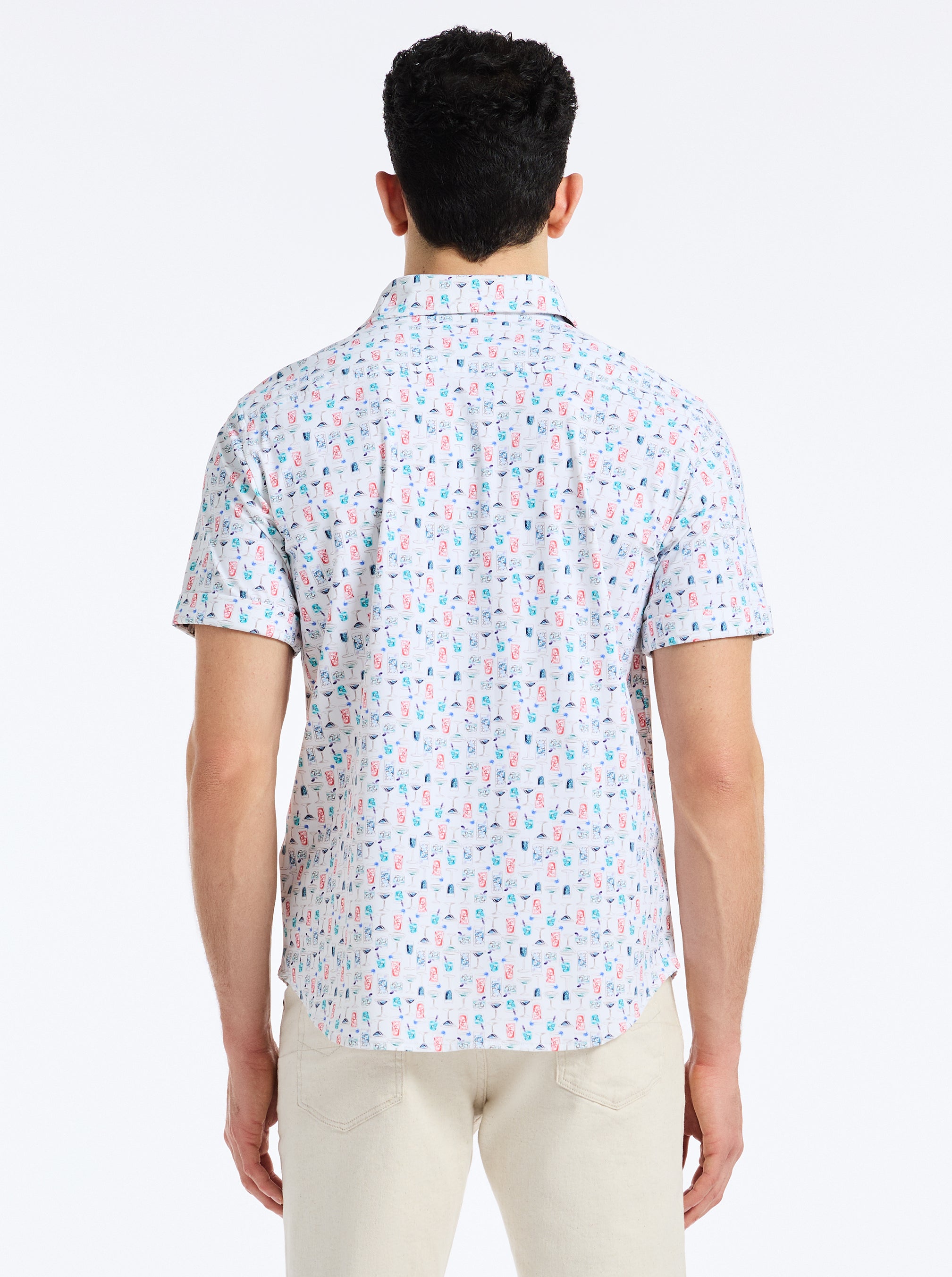 MIX N MATCH SHORT SLEEVE BUTTON DOWN SHIRT