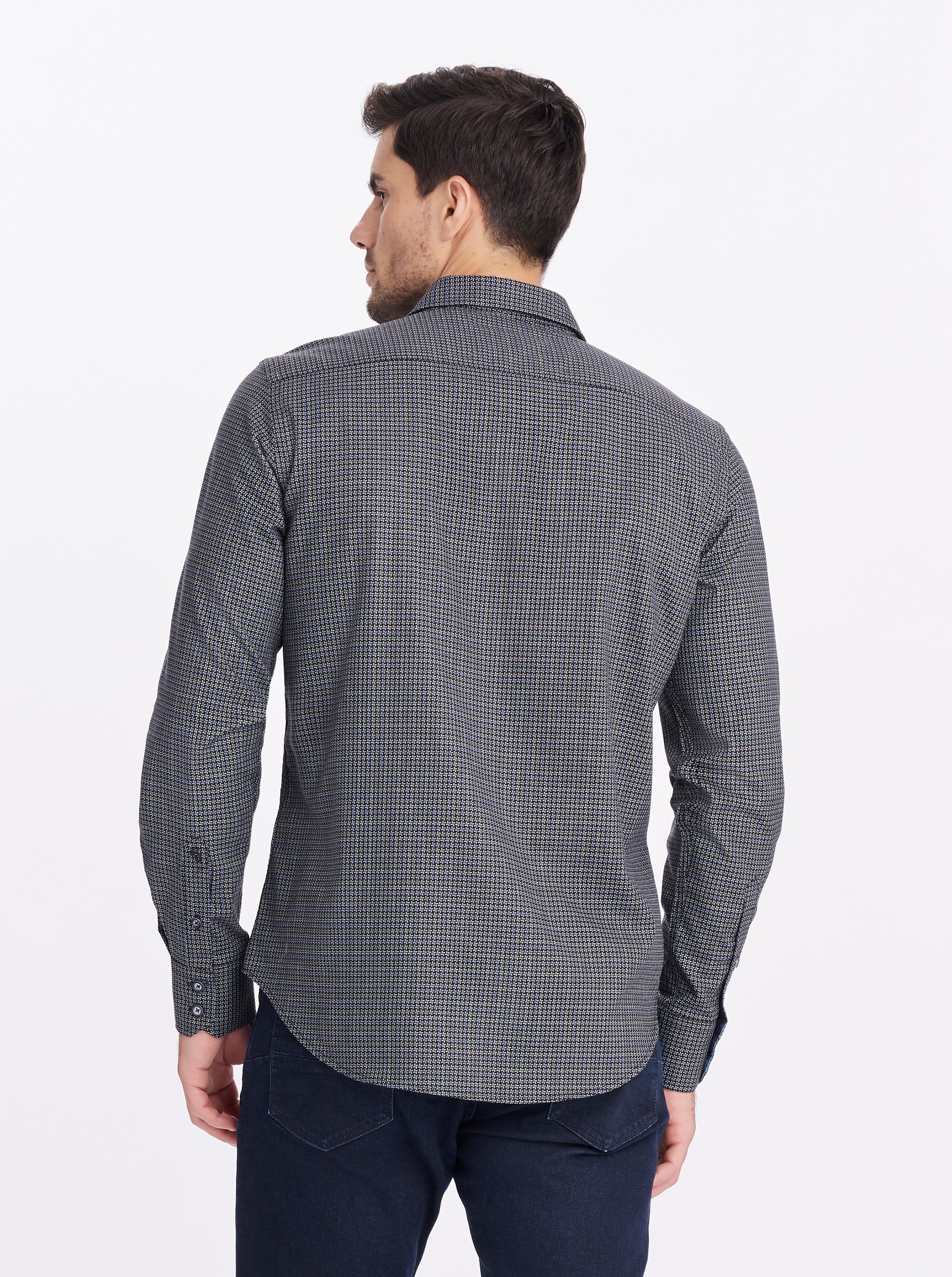 DEX LONG SLEEVE BUTTON DOWN SHIRT