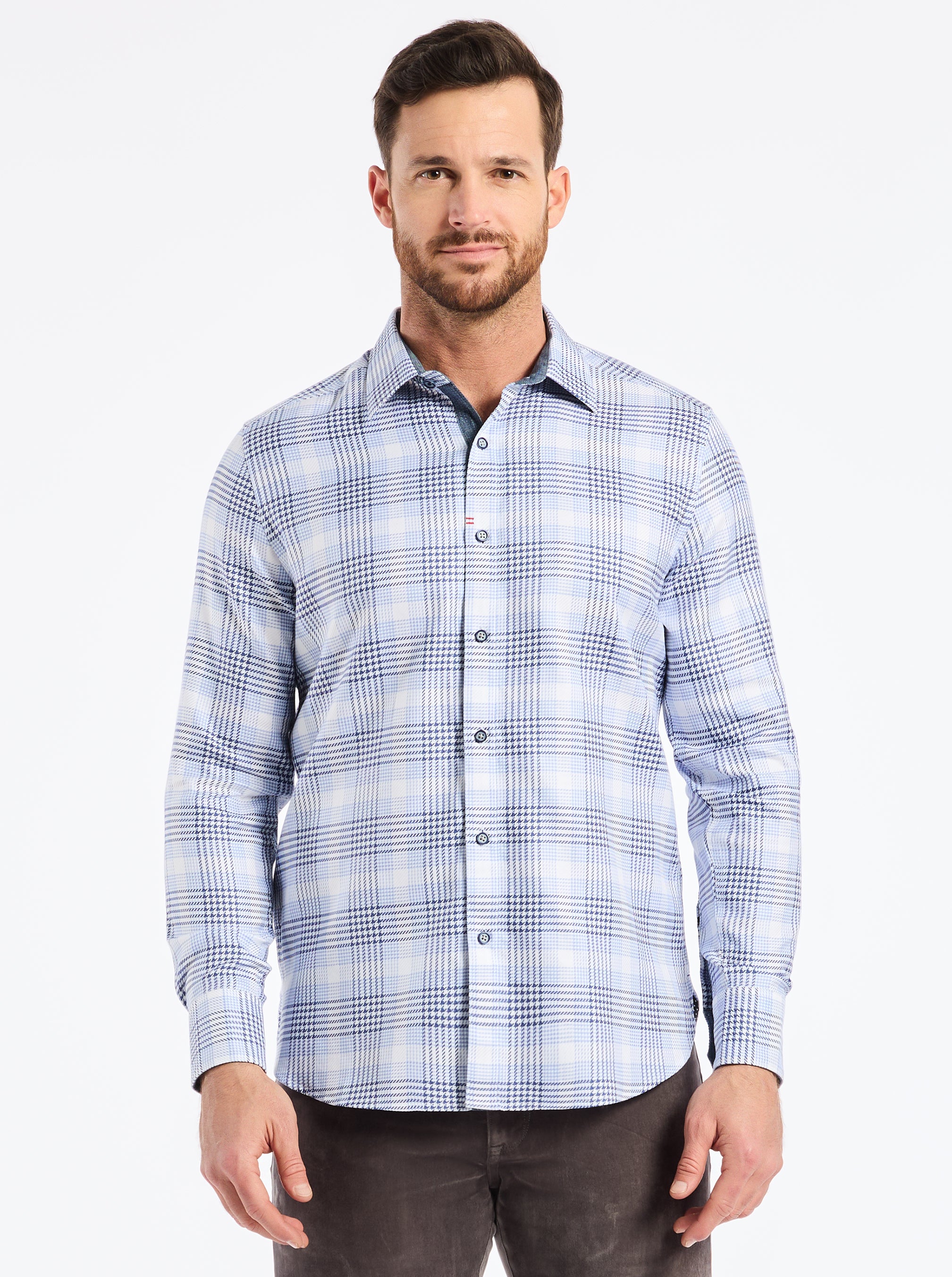 DELFORD LONG SLEEVE BUTTON DOWN SHIRT